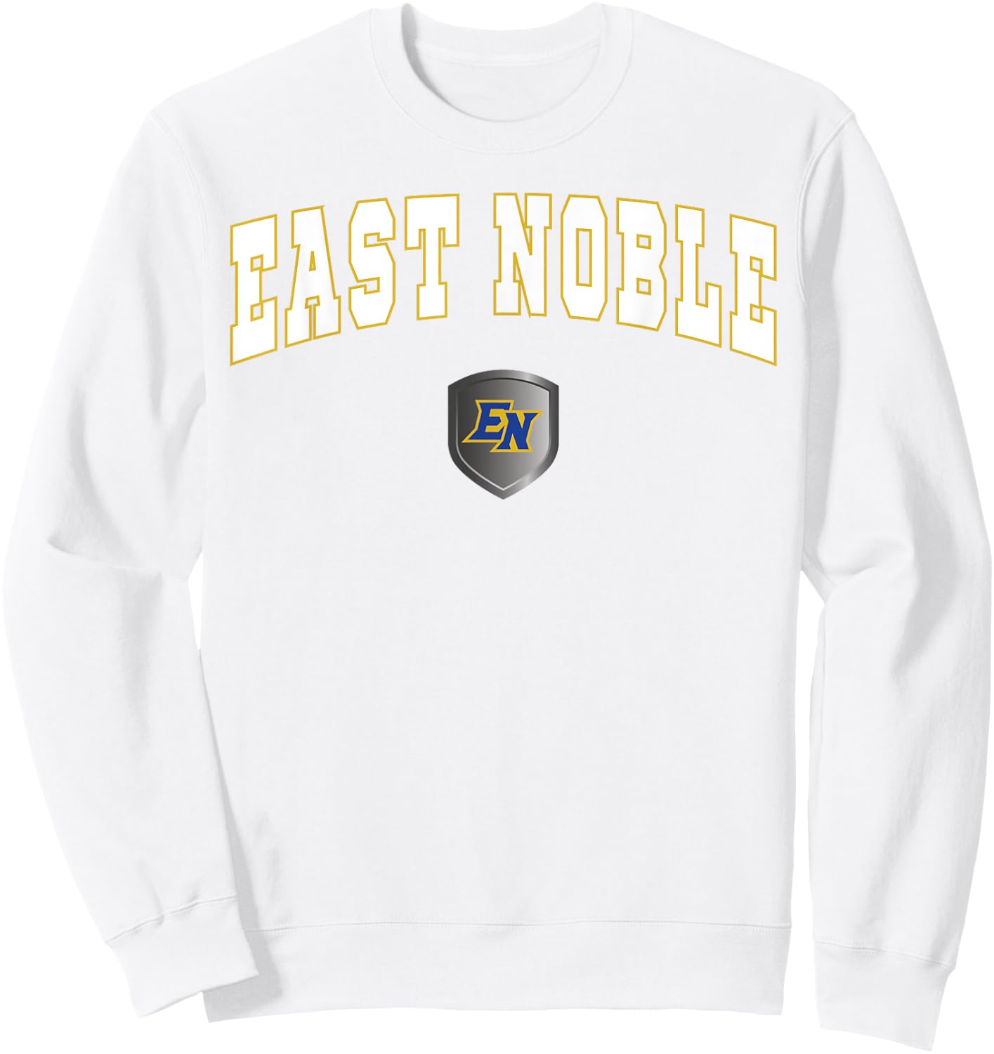 East Noble High School Knights Sweatshirt - Sweatshirt | White