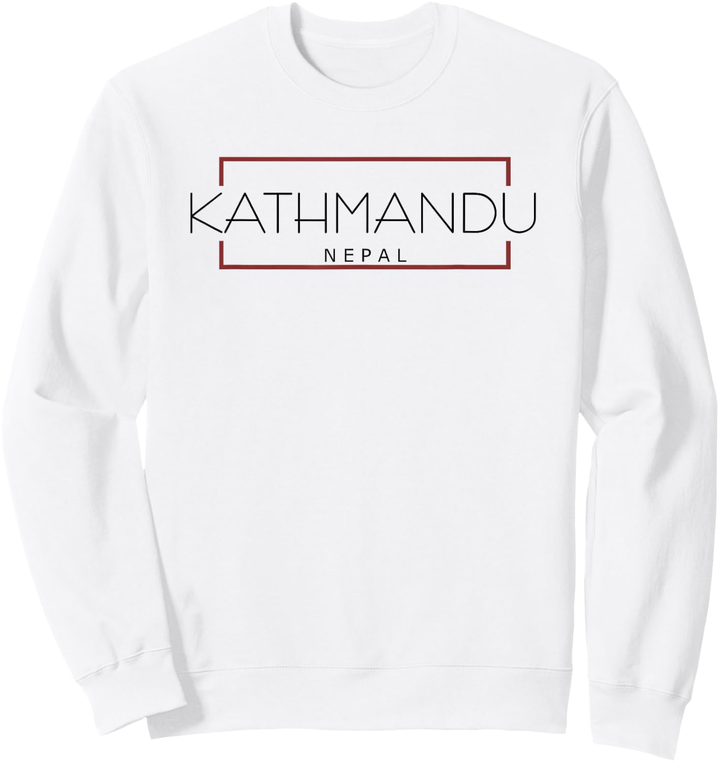 Stylish fashion Kathmandu Nepal Sweatshirt - Sweatshirt | White