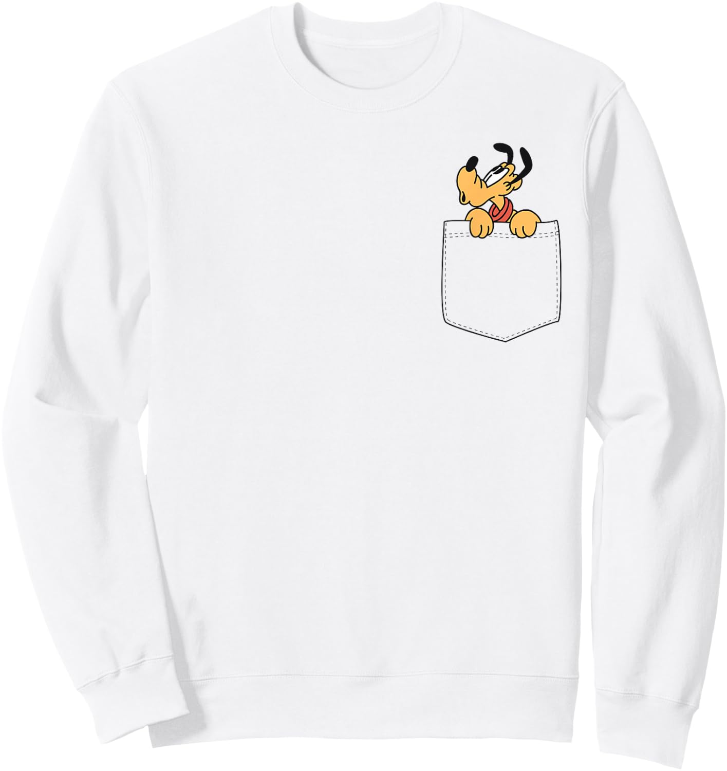 Disney - Pluto Pocket Sweatshirt - Sweatshirt | White