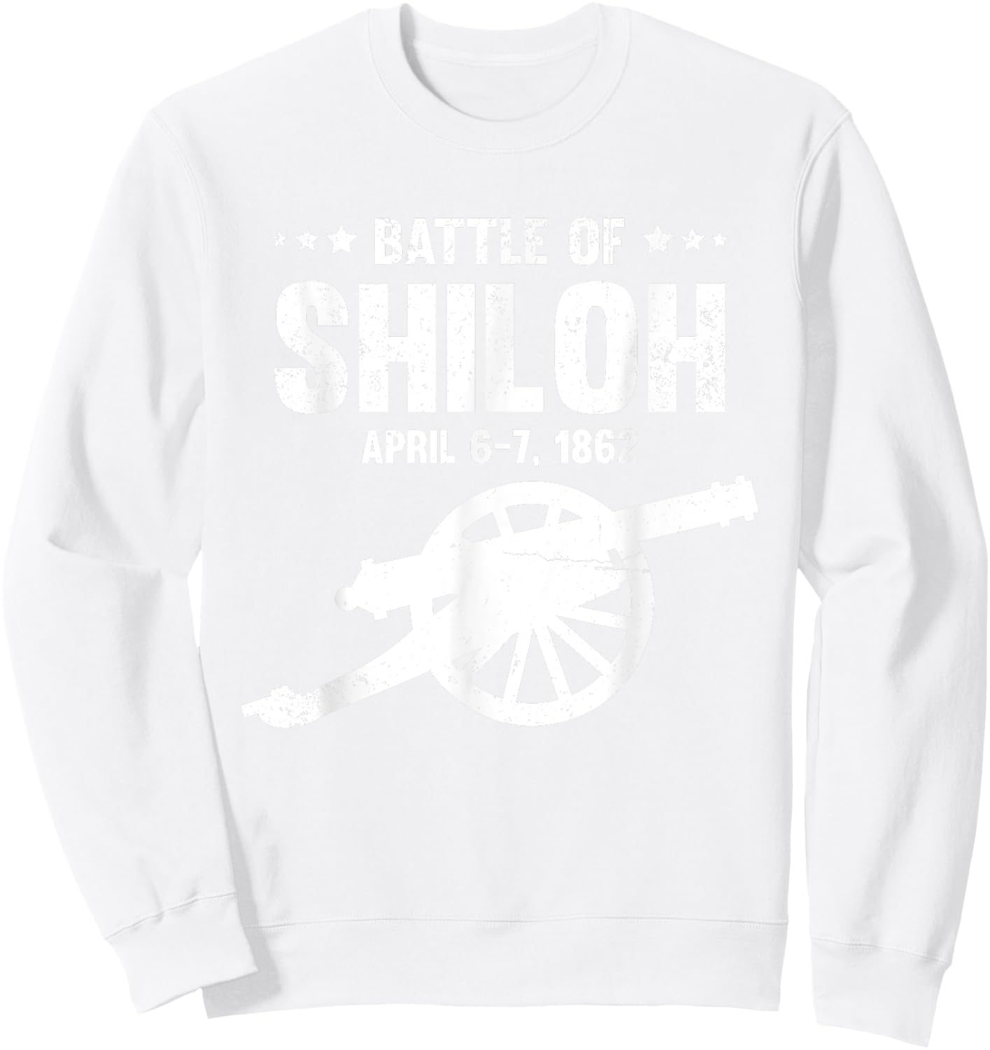 Battle of Shiloh Civil War Battle Tennessee Battlefield Sweatshirt - Sweatshirt | White