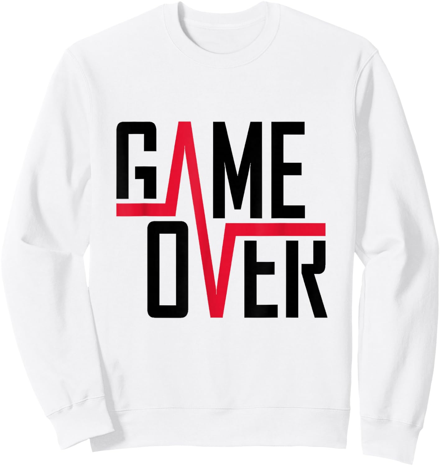 Game Over Sweatshirt - Sweatshirt | White
