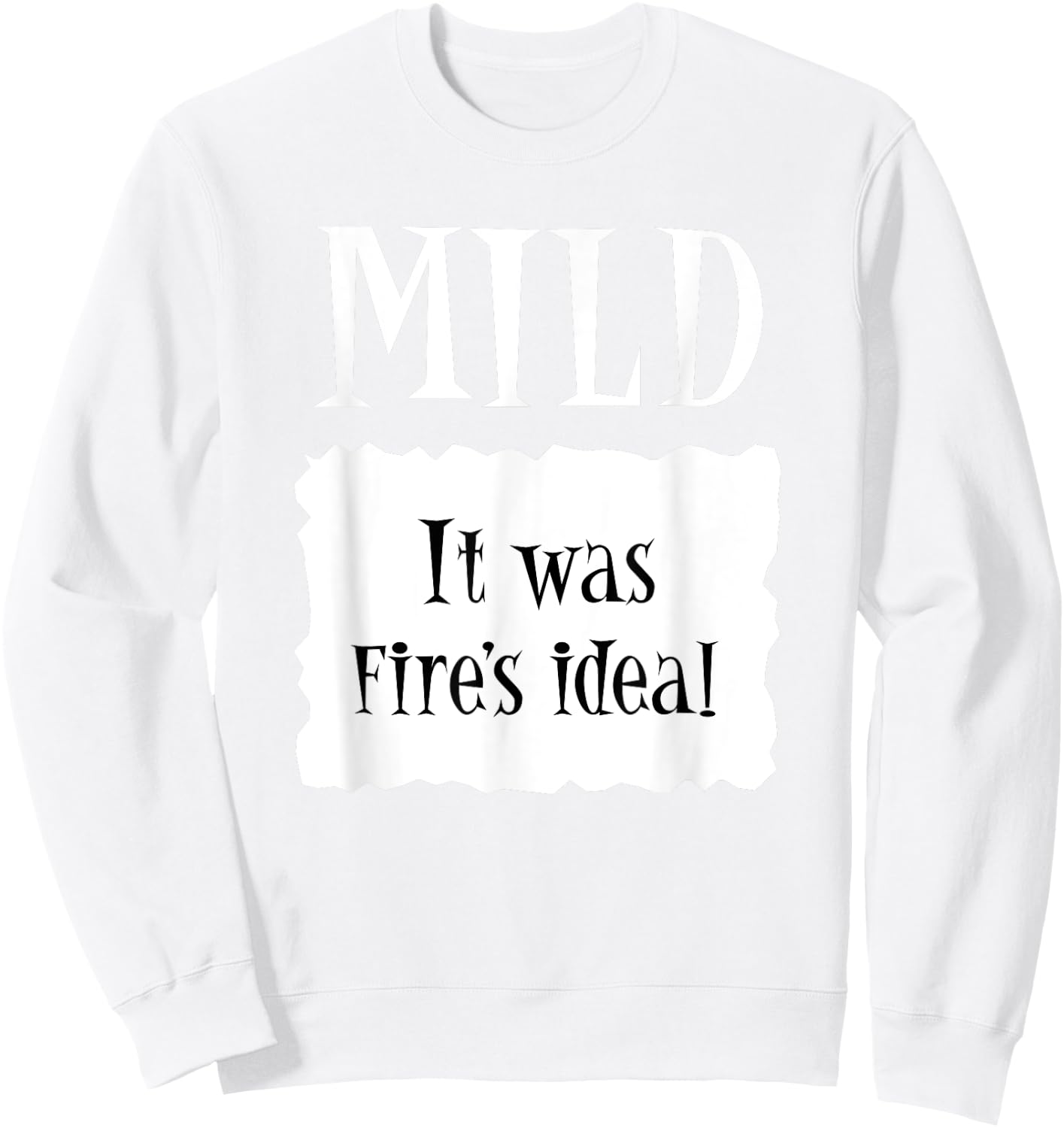 MILD - Hot Packet Halloween Taco Costume Sweatshirt - Sweatshirt | White