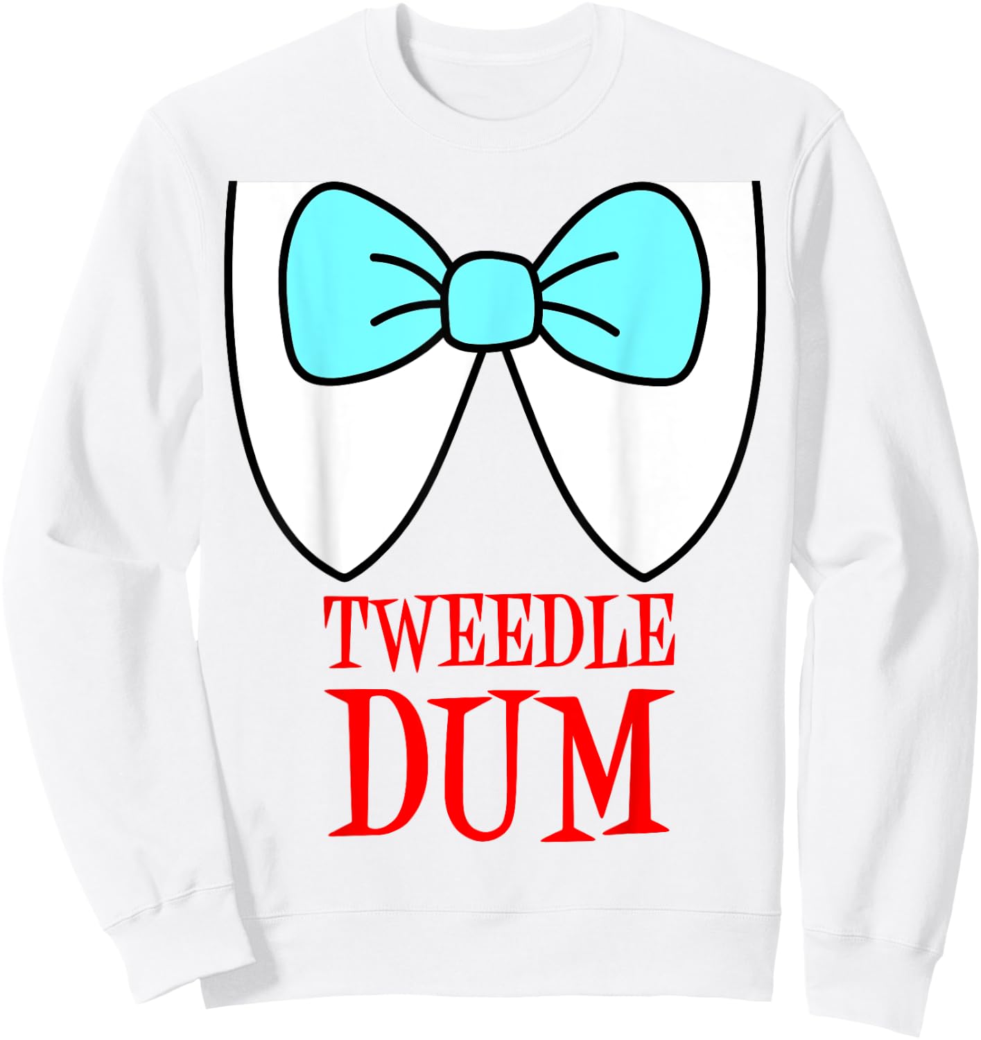 Tweedle Dum Costume Sweatshirt - Sweatshirt | White