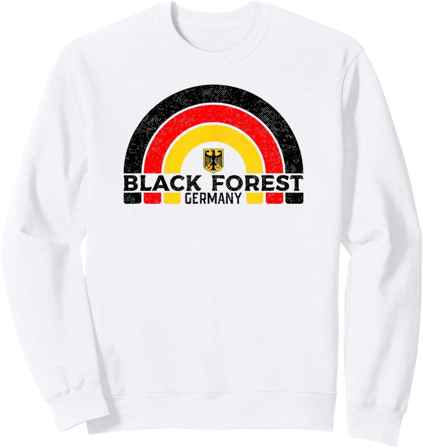 Retro Black Forest Germany Sweatshirt - Sweatshirt | White