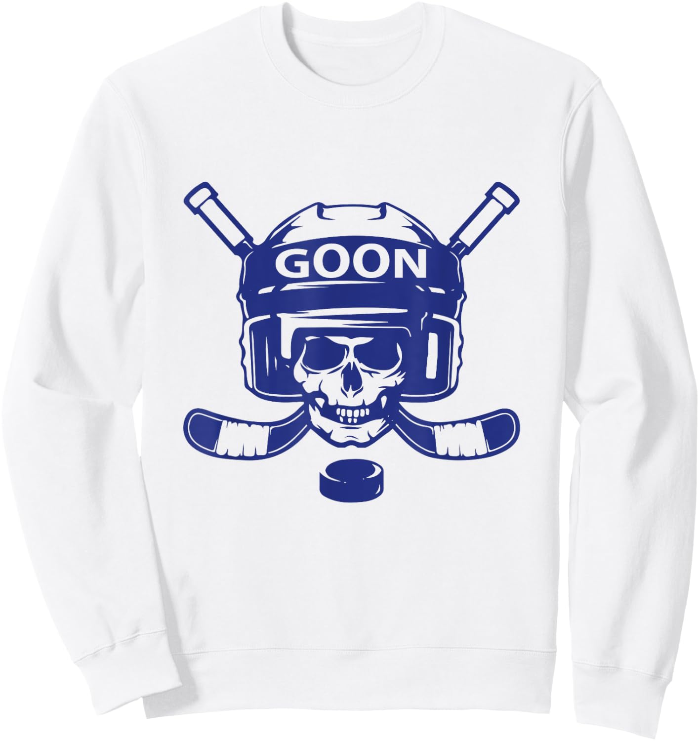 Goon Youth Hockey Player Fan Sweatshirt - Sweatshirt | White