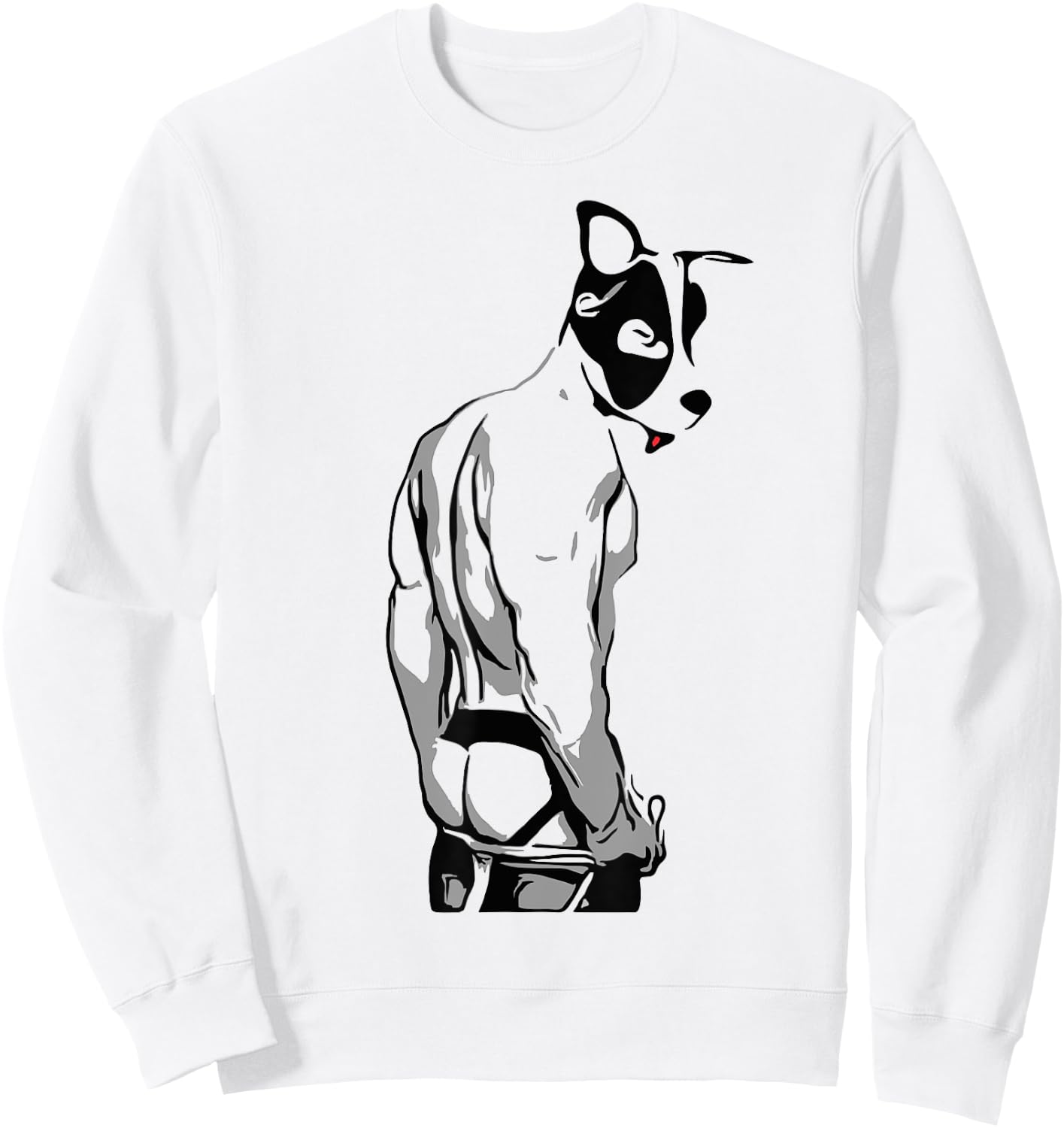 uman Puppy Jock Strap - Additional Colors Sweatshirt - Sweatshirt | White