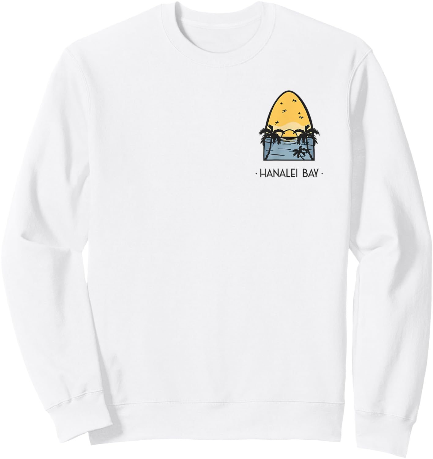 Hanalei Bay Vintage Surf Sweatshirt - Sweatshirt | White