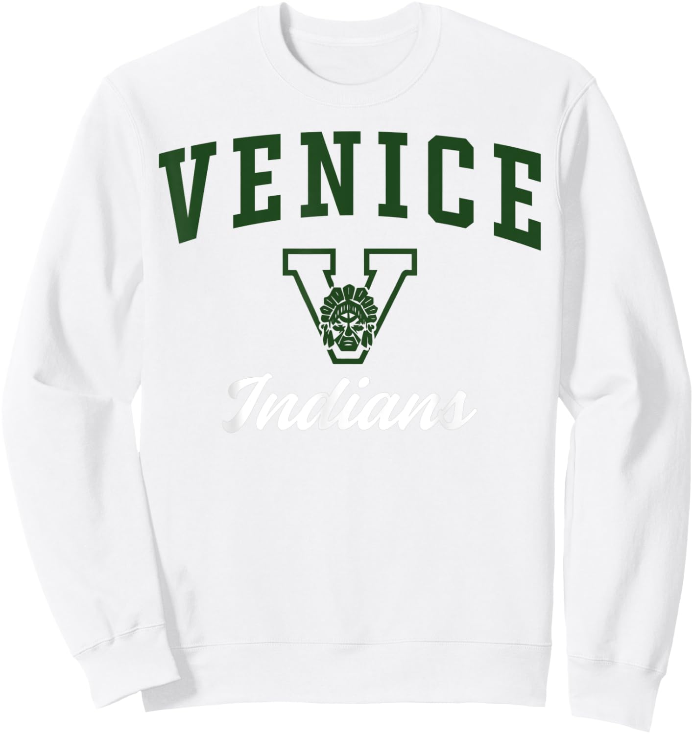Venice High School Indians C3 Sweatshirt - Sweatshirt | White