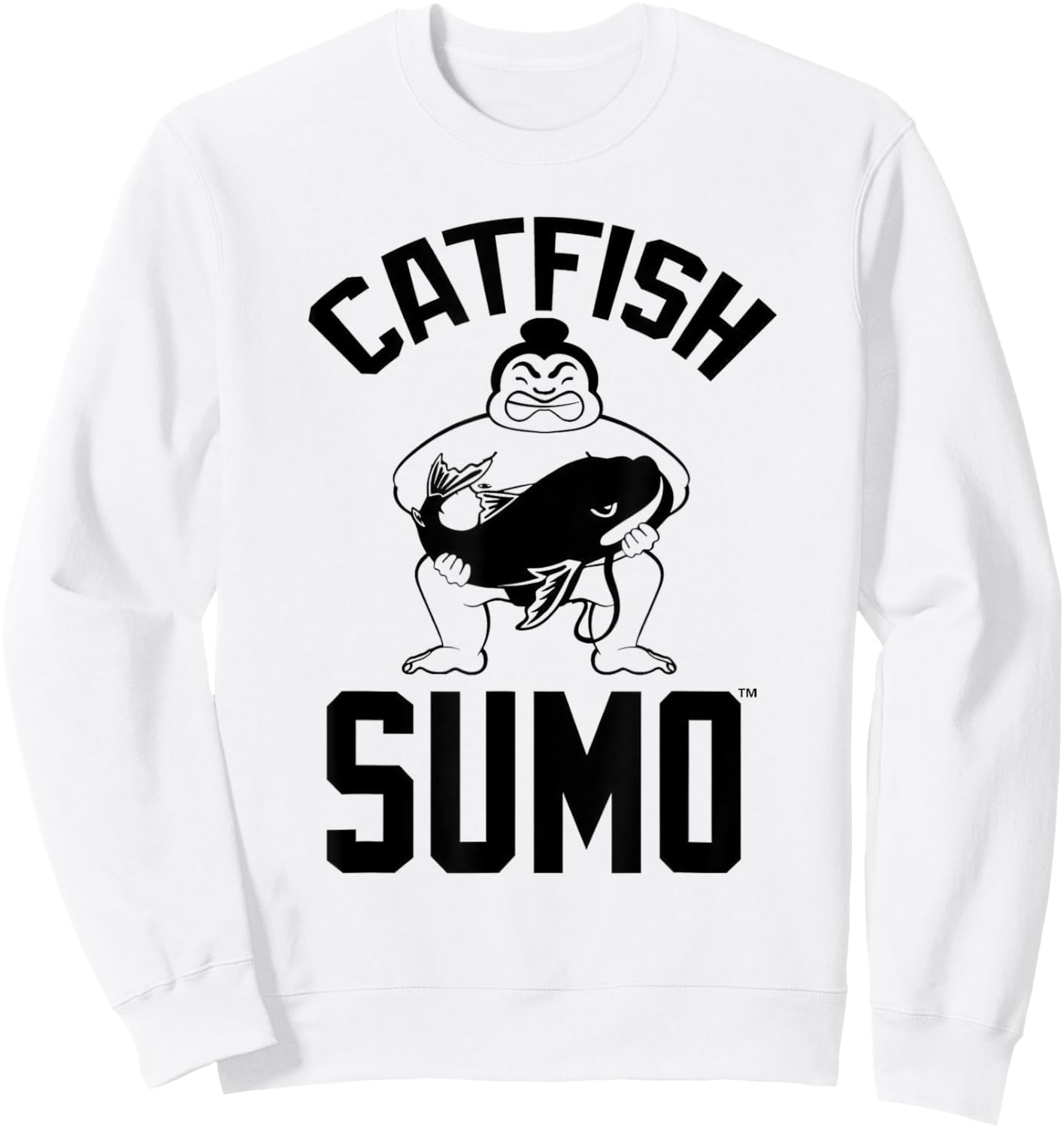 Lucky Catfishing Shirt by Catfish Sumo Sweatshirt - Sweatshirt | White