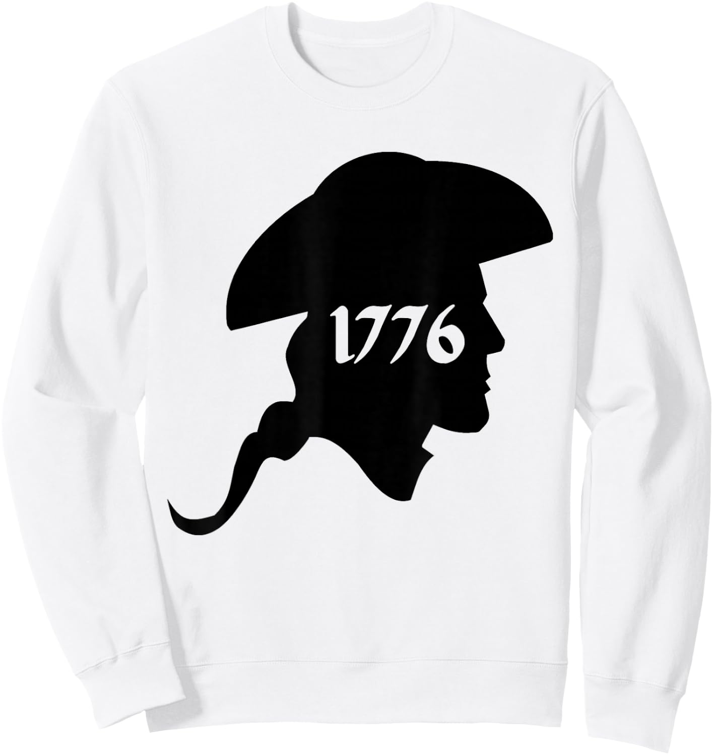 US Revolutionary War Soldier 1776 Patriot Sweatshirt - Sweatshirt | White