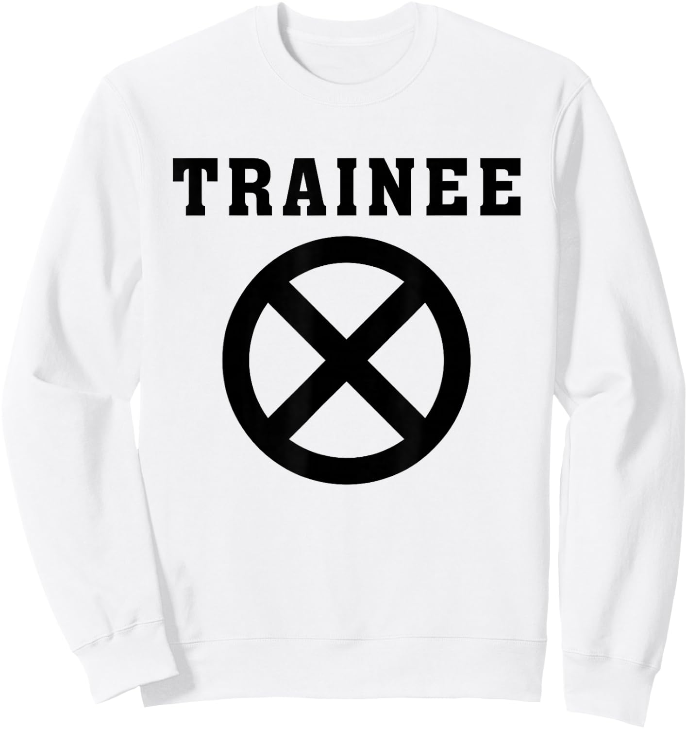 Marvel Deadpool Wade Wilson X-Force Trainee Outline Sweatshirt - Sweatshirt | White
