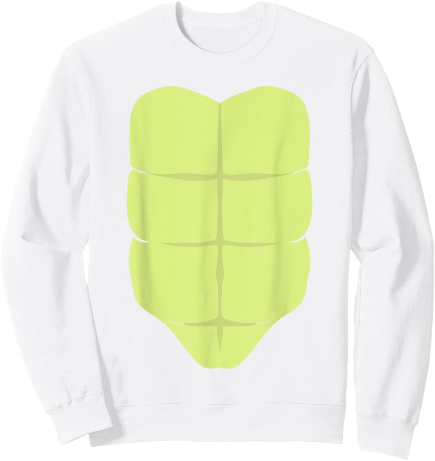 Turtle Body Belly Costume Easy Halloween Gift Reptile Lover Sweatshirt - Sweatshirt | White
