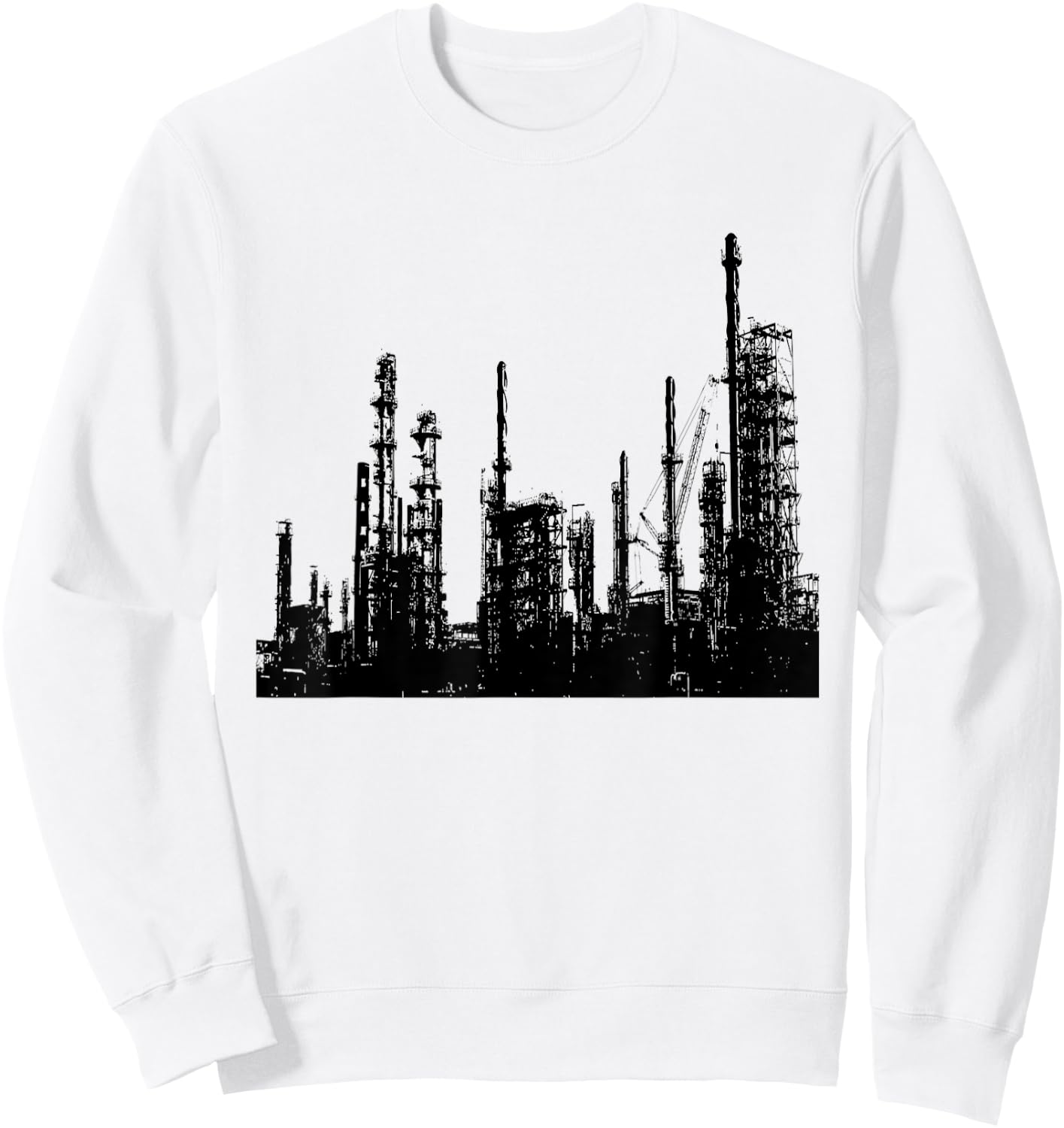 Oil Refinery Sweatshirt - Sweatshirt | White