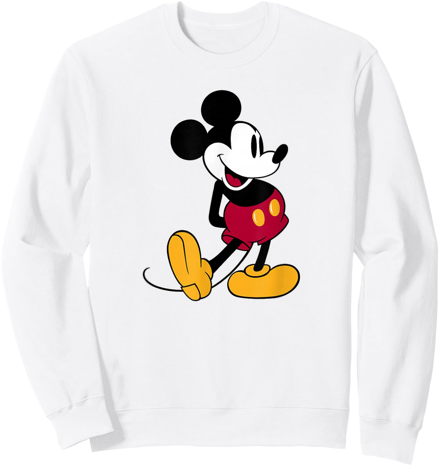 Disney - Mickey Mouse Classic Pose Sweatshirt - Sweatshirt | White