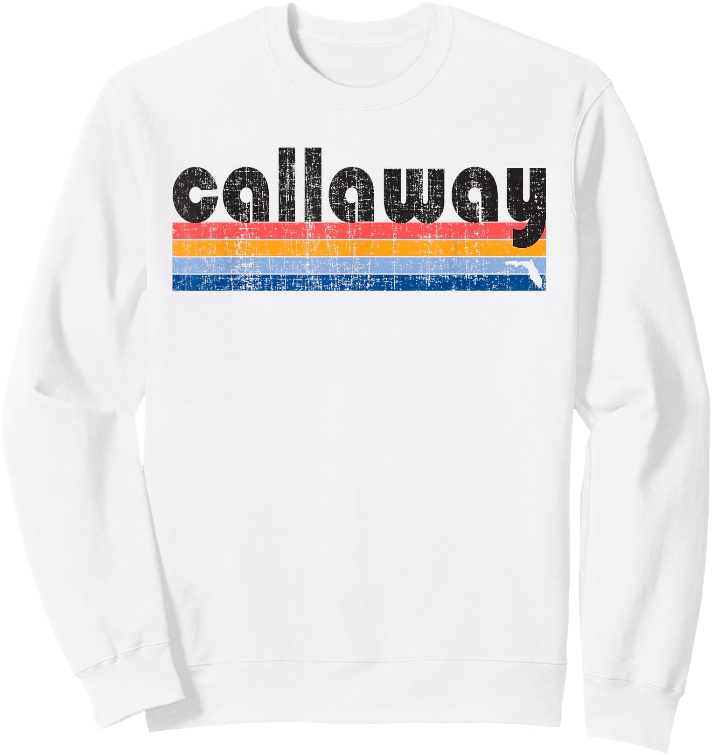 Vintage 80s Style Callaway FL Sweatshirt - Sweatshirt | White