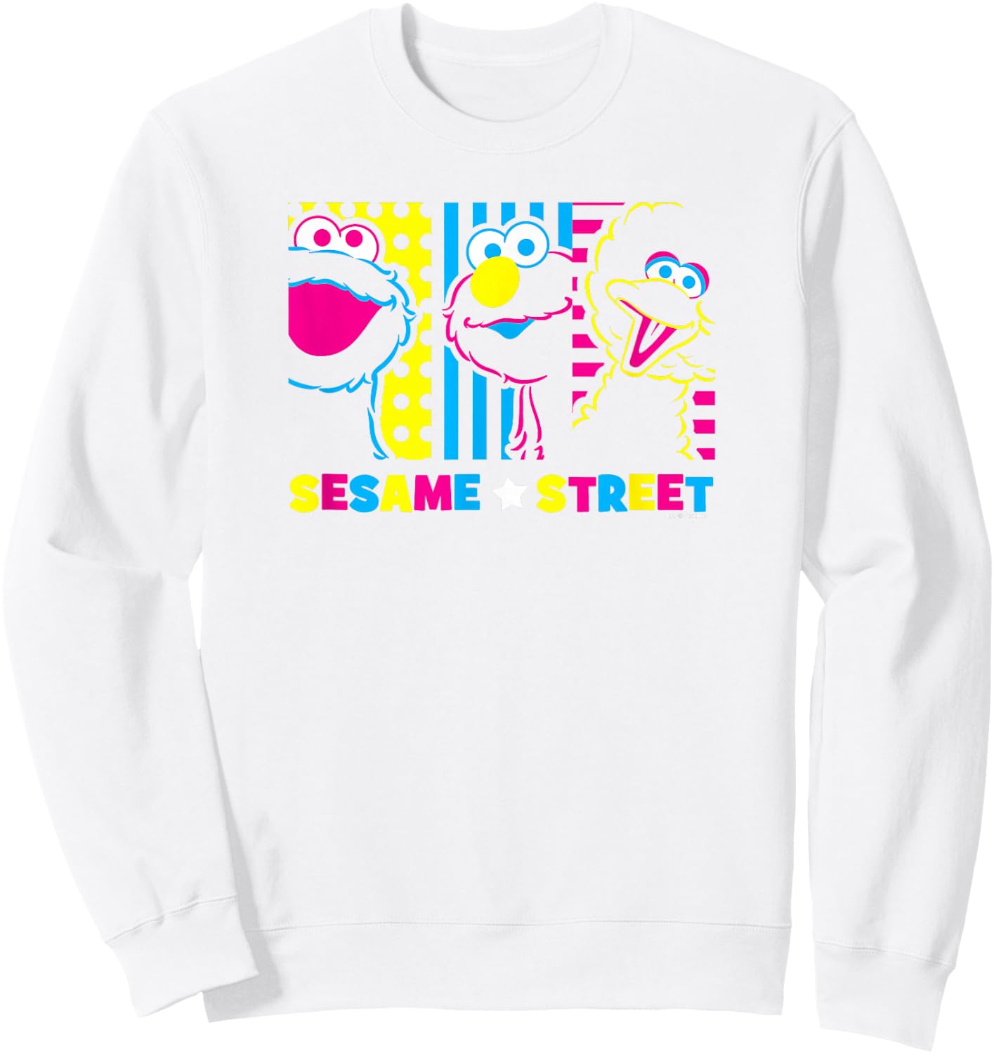 Sesame Street See Em Why Sweatshirt - Sweatshirt | White