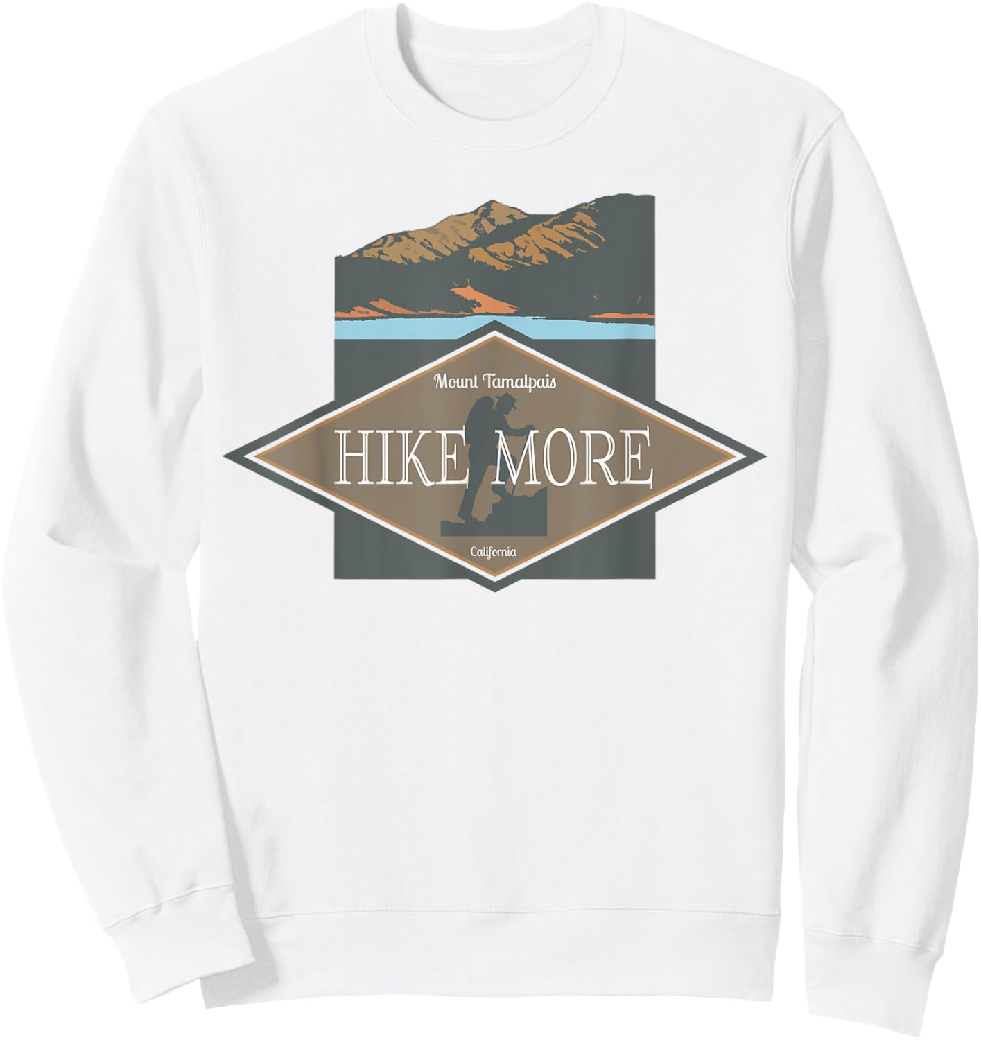 Hike More Mt. Tamalpais Sweatshirt - Sweatshirt | White