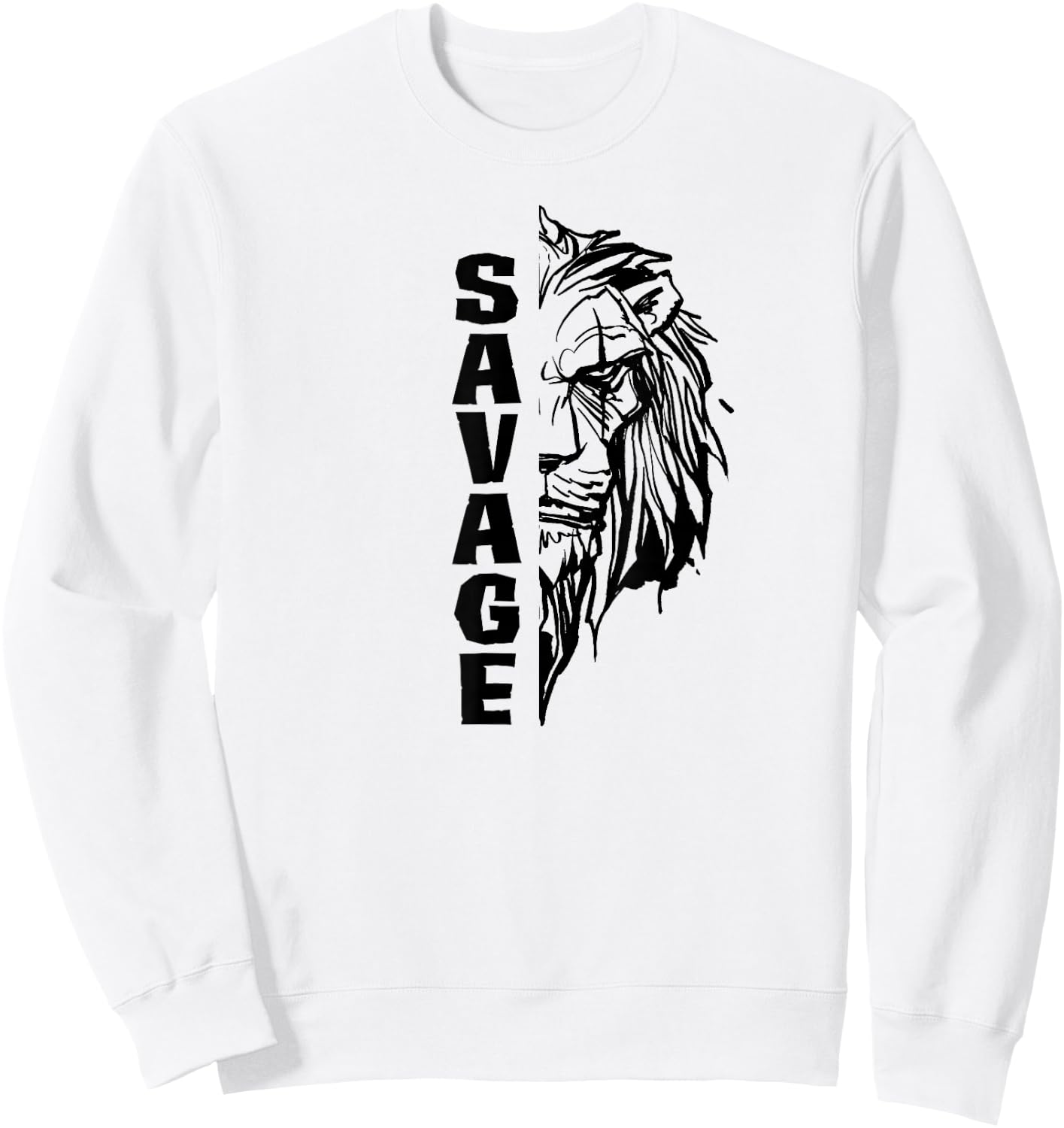 Disney - Lion King Live Action Savage Sweatshirt - Sweatshirt | White