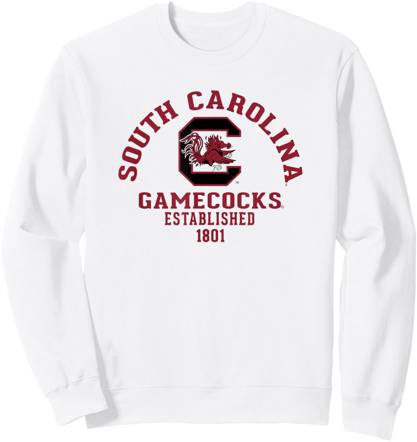South Carolina Gamecocks Wondrous White Officially Licensed Sweatshirt - Sweatshirt | White