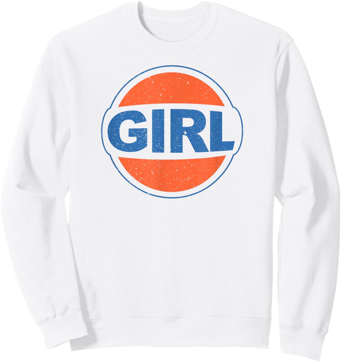 Girl Retro 90s Y2K Mcbling Trendy 2000s Bimbo Girl Sweatshirt - Sweatshirt | White