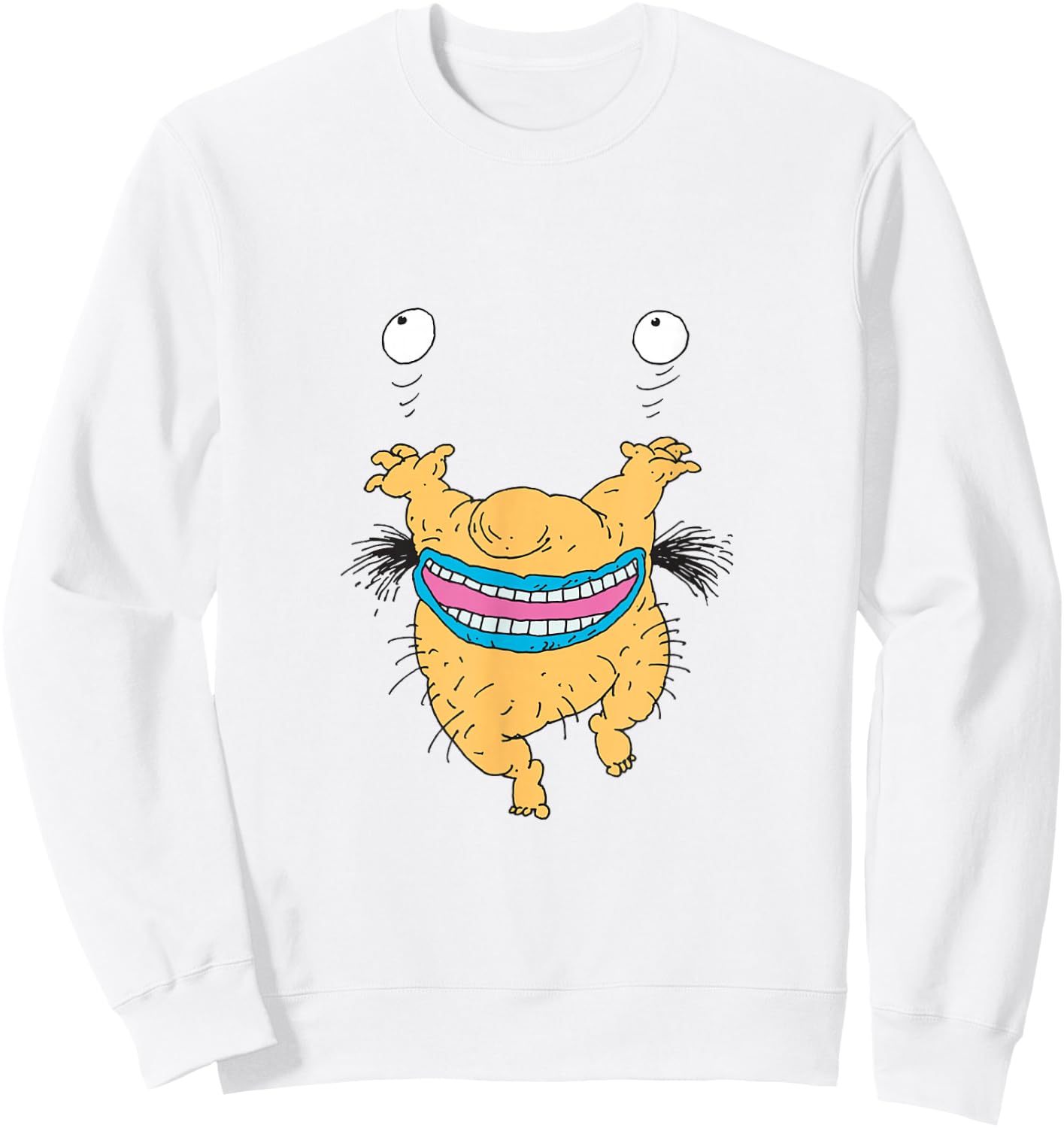 Nickelodeon Krumm The Aaahh!!! Real Monsters T- Shirts Sweatshirt - Sweatshirt | White
