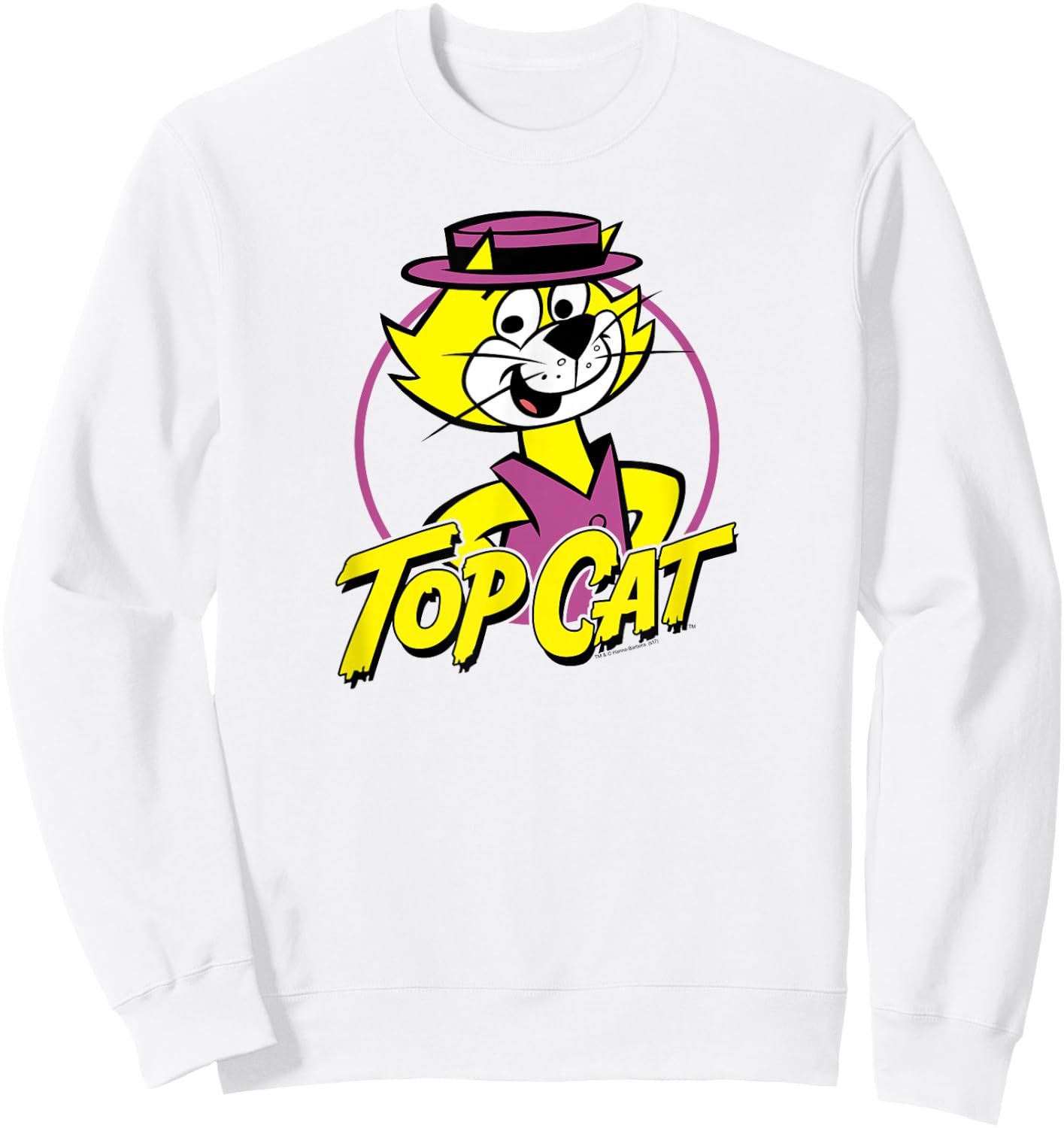 Top Cat Top Circle Sweatshirt - Sweatshirt | White