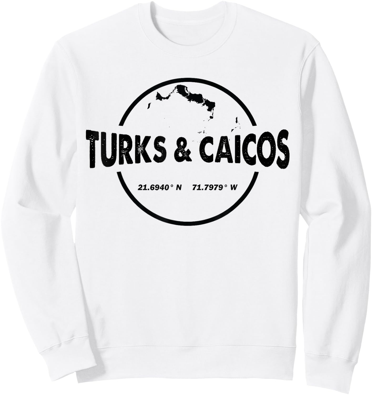 Turks And Caicos Islands Family Vacation and Family Travel Sweatshirt - Sweatshirt | White