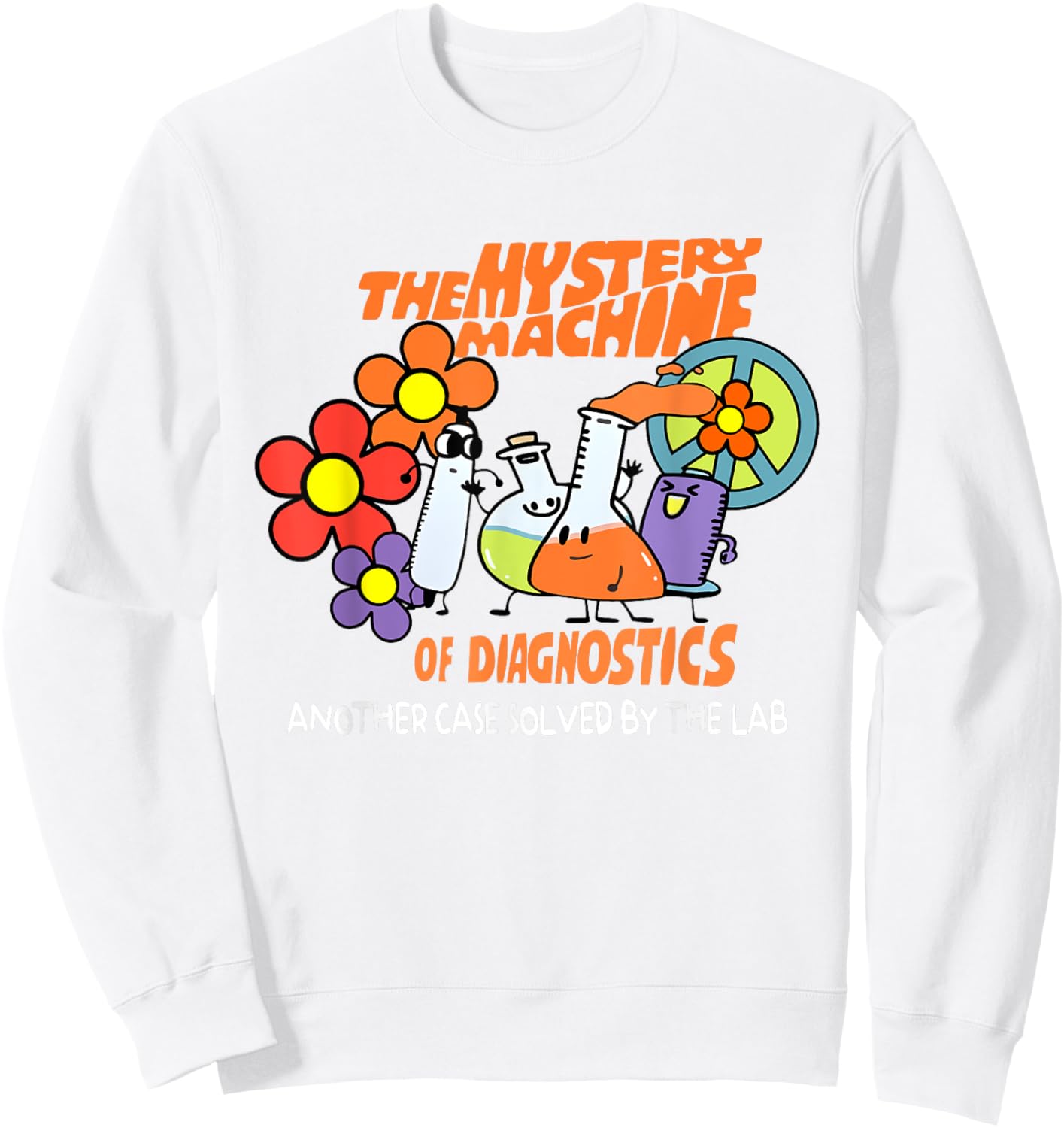 Lab Week 2025 Official Leading the Way in Life-Saving Style Sweatshirt - Sweatshirt | White