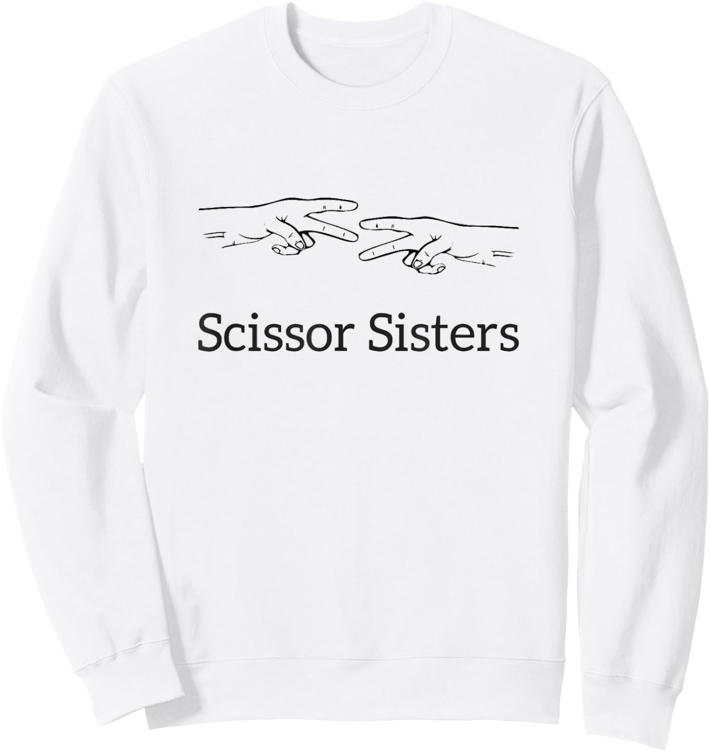 Scissor Sisters - Rock, Paper Scissors Sweatshirt - Sweatshirt | White