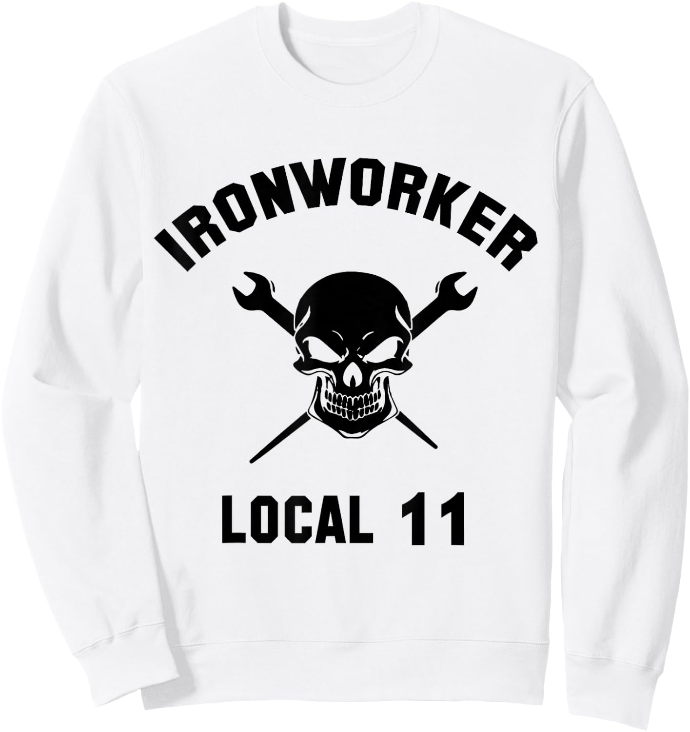 Ironworker Local 11 Sweatshirt - Sweatshirt | White