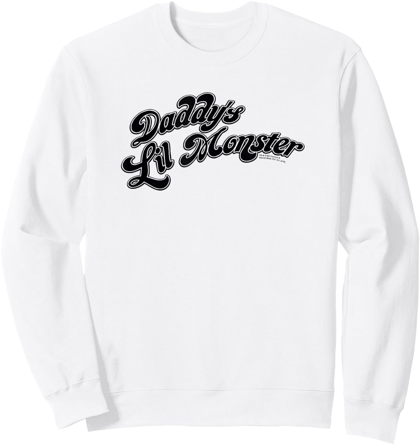 Suicide Squad Daddys Lil' Monster Sweatshirt - Sweatshirt | White