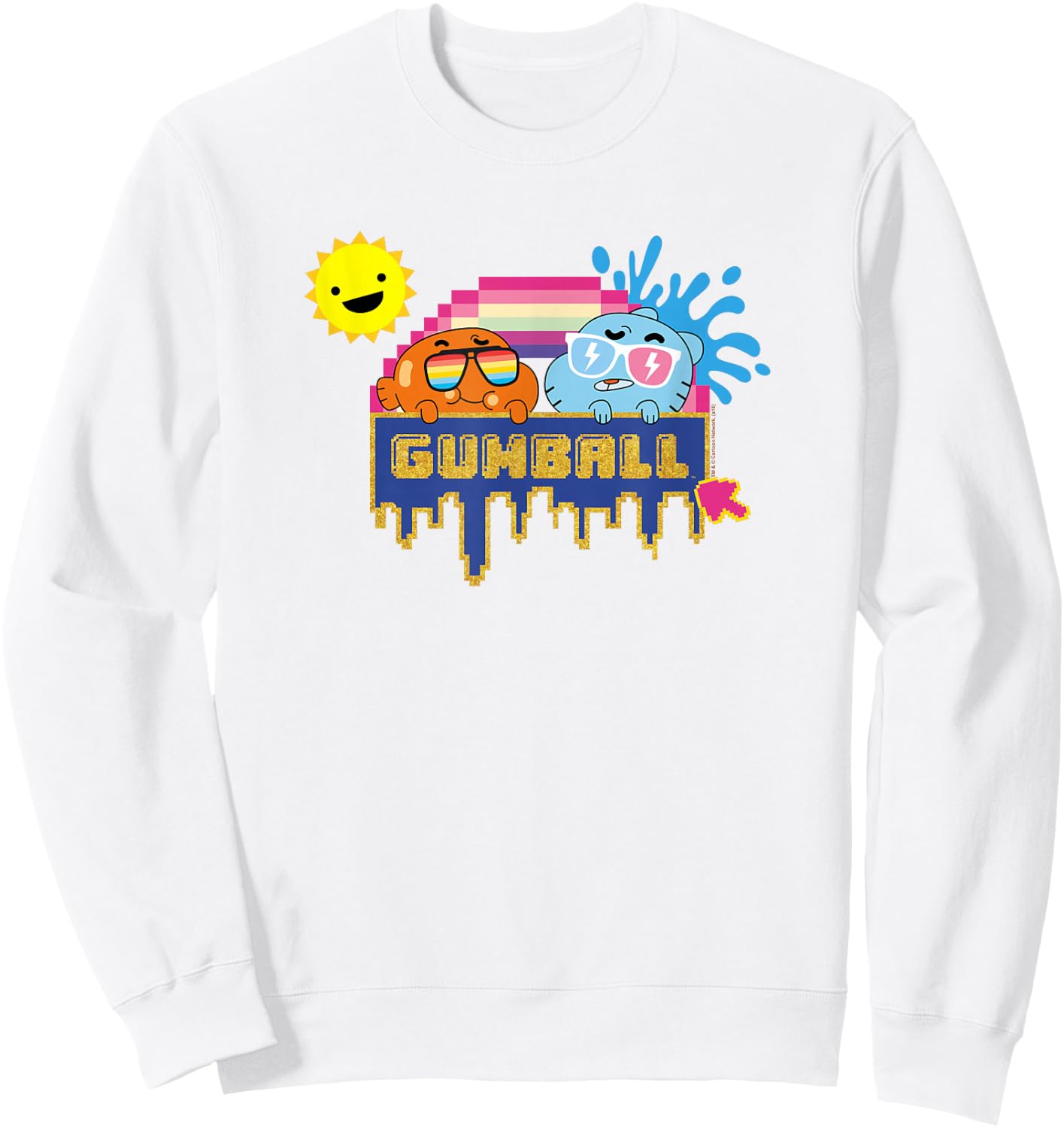 The Amazing World of Gumball Sunshine Sweatshirt - Sweatshirt | White