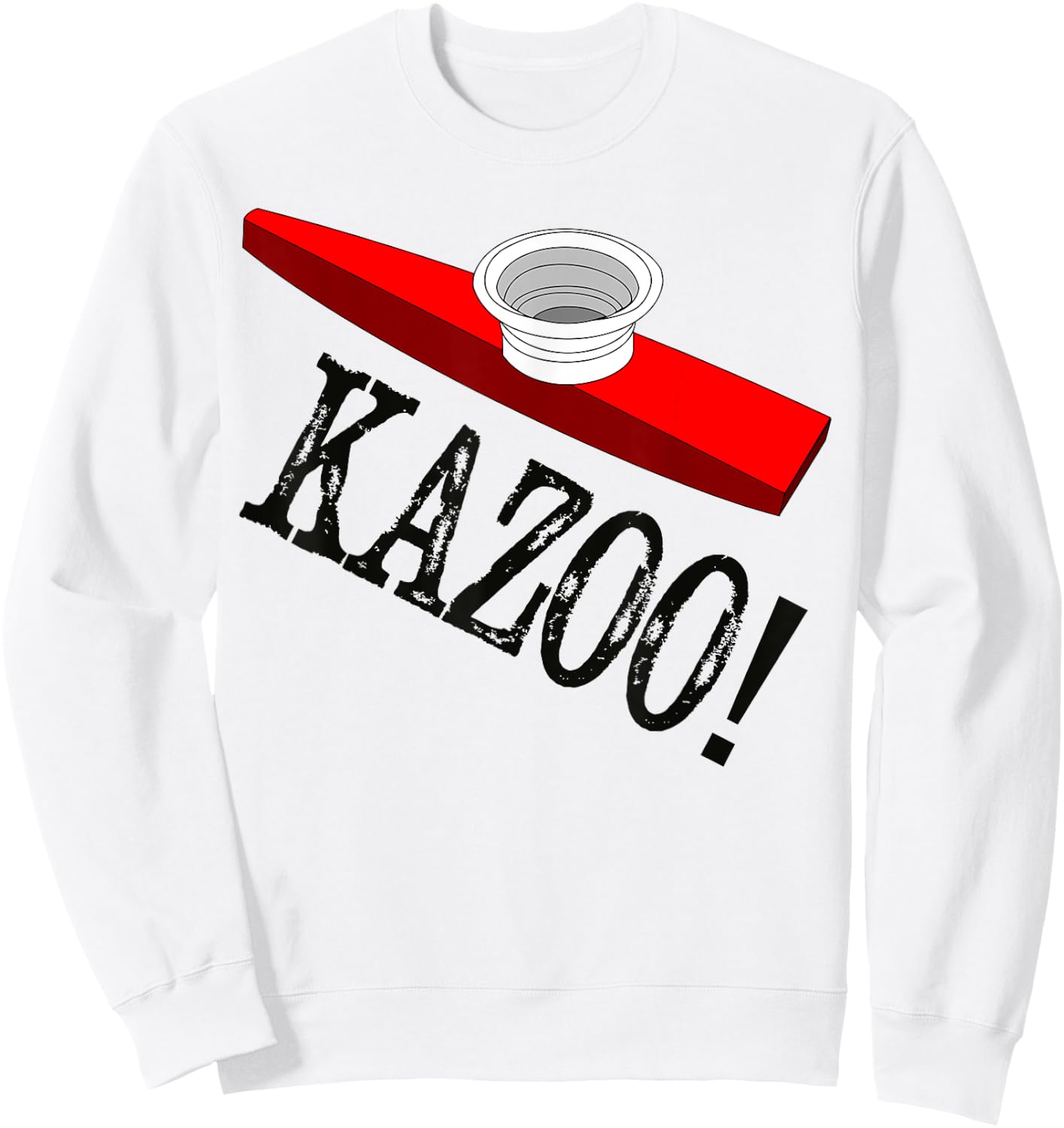 Kazoo Making Music Men Women Kids Boys Girls Sweatshirt - Sweatshirt | White