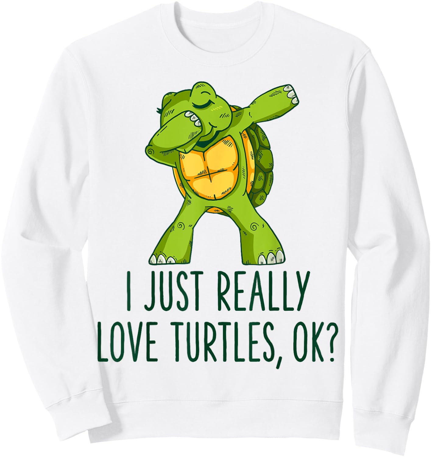 I Just Really Like Turtles Shirt Turtle Lover Gift Kids Sweatshirt - Sweatshirt | White