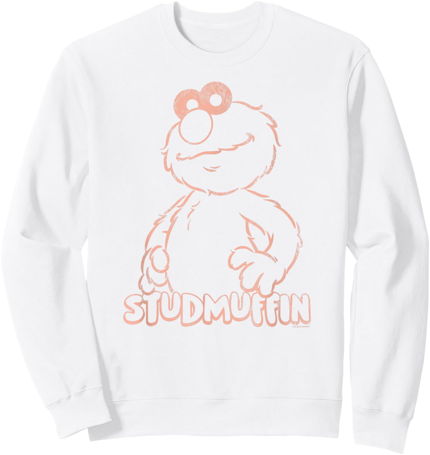 Sesame Street Elmo Studmuffin Sweatshirt - Sweatshirt | White
