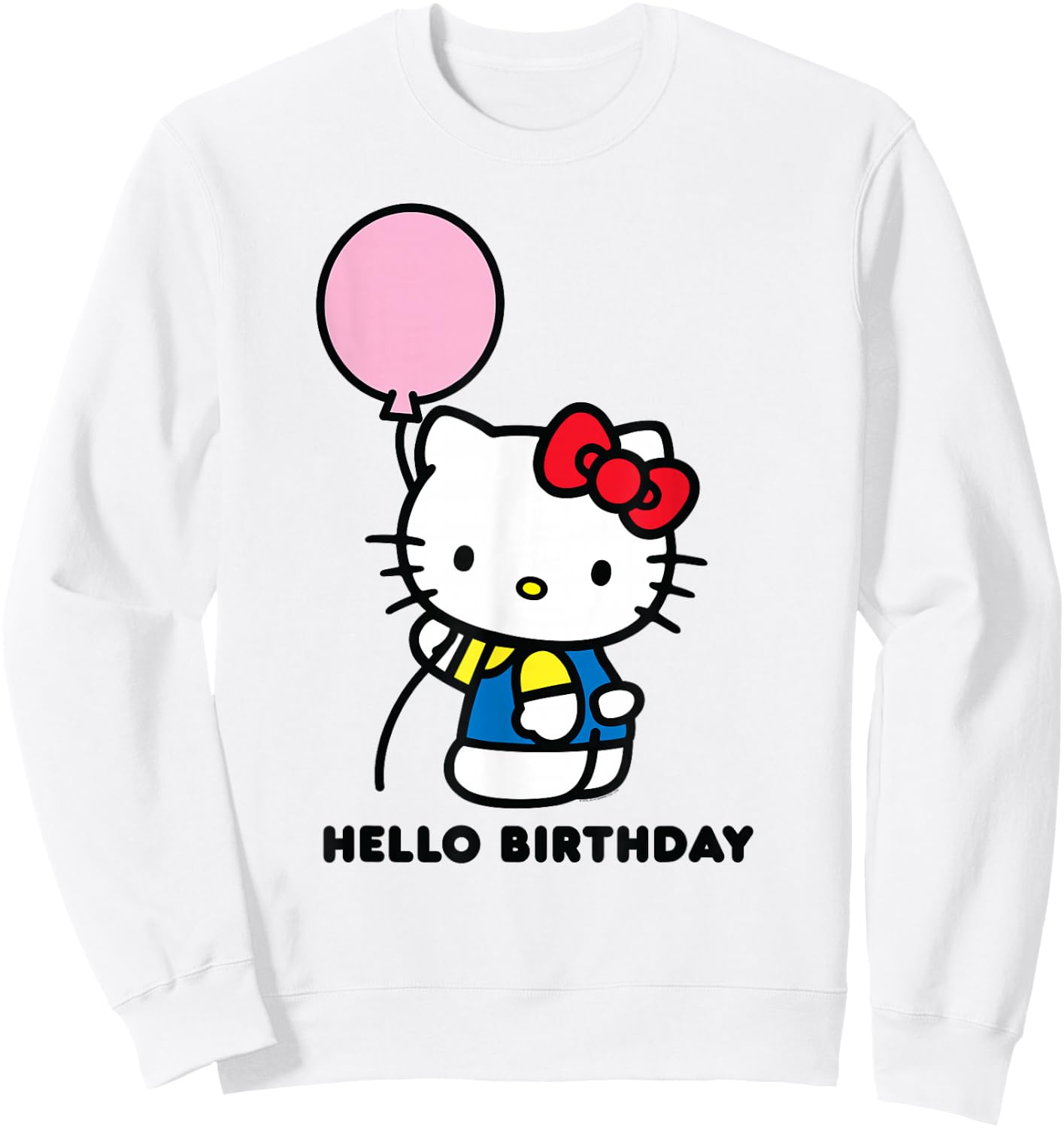 Hello Kitty Hello Birthday Sweatshirt - Sweatshirt | White