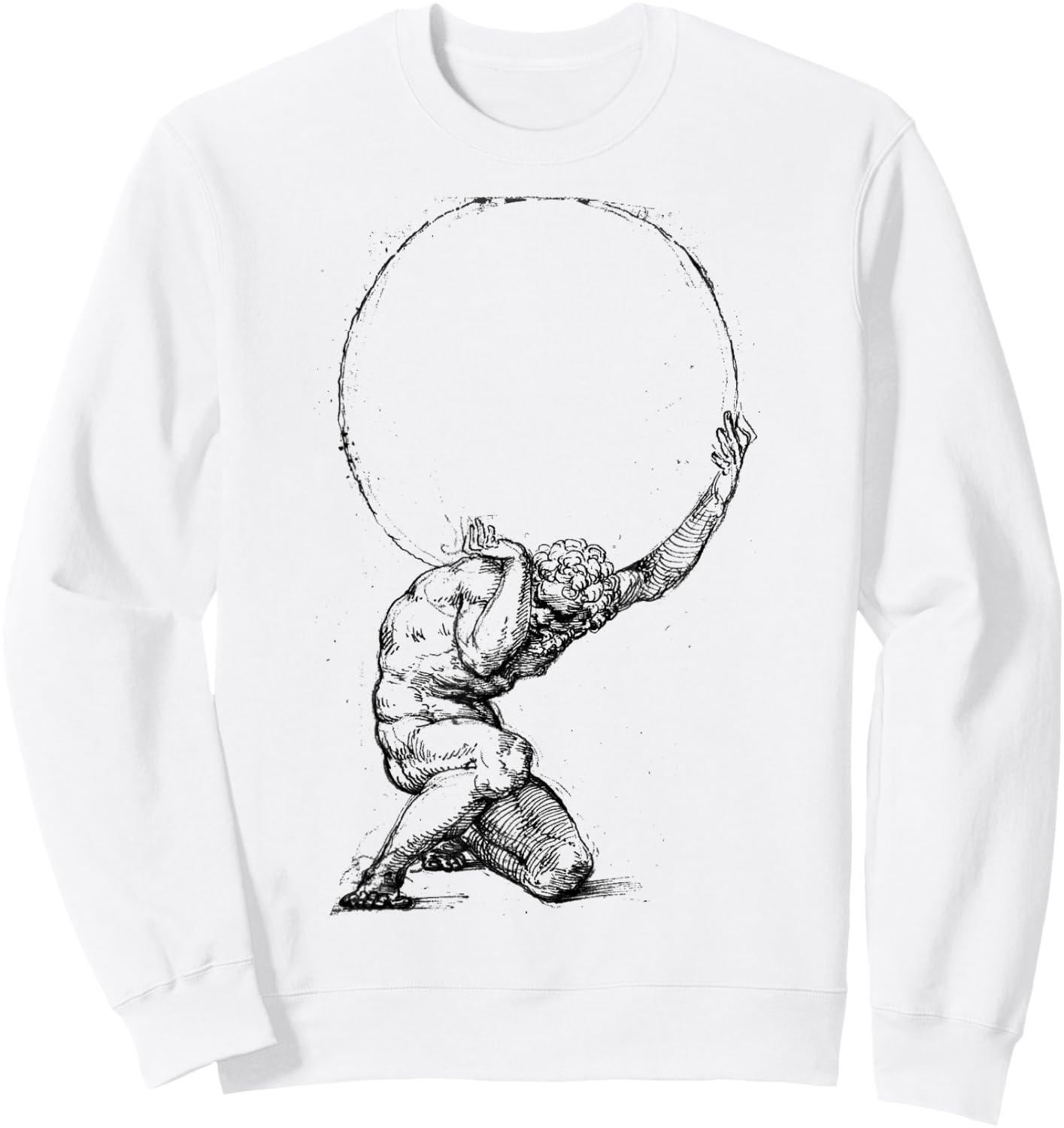 Atlas Greek mythology Greece Greek Gods and Heroes Sweatshirt - Sweatshirt | White