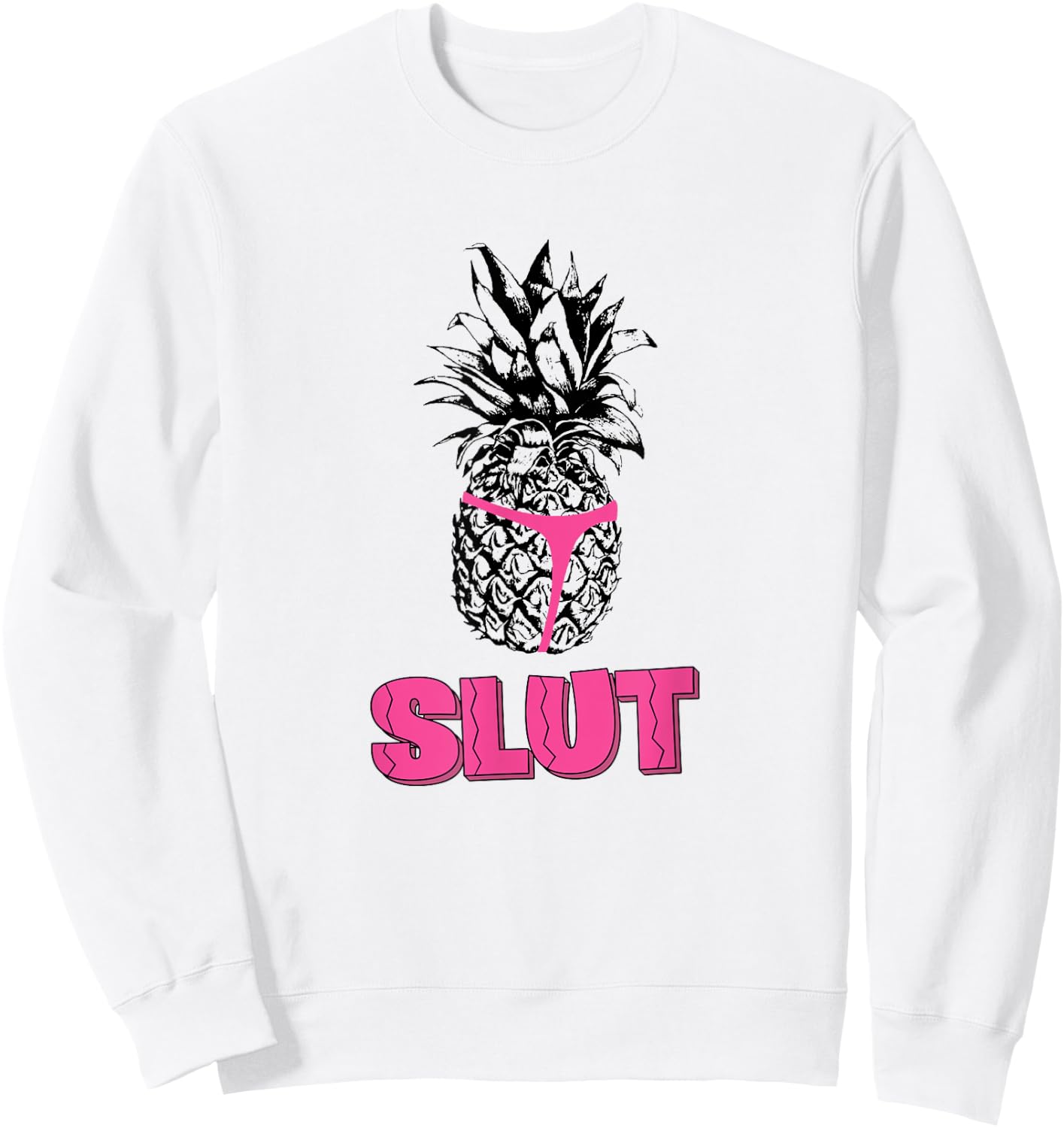 Pineapple Bikini Fine Brooklyn Nice Meme Shirt Sweatshirt - Sweatshirt | White