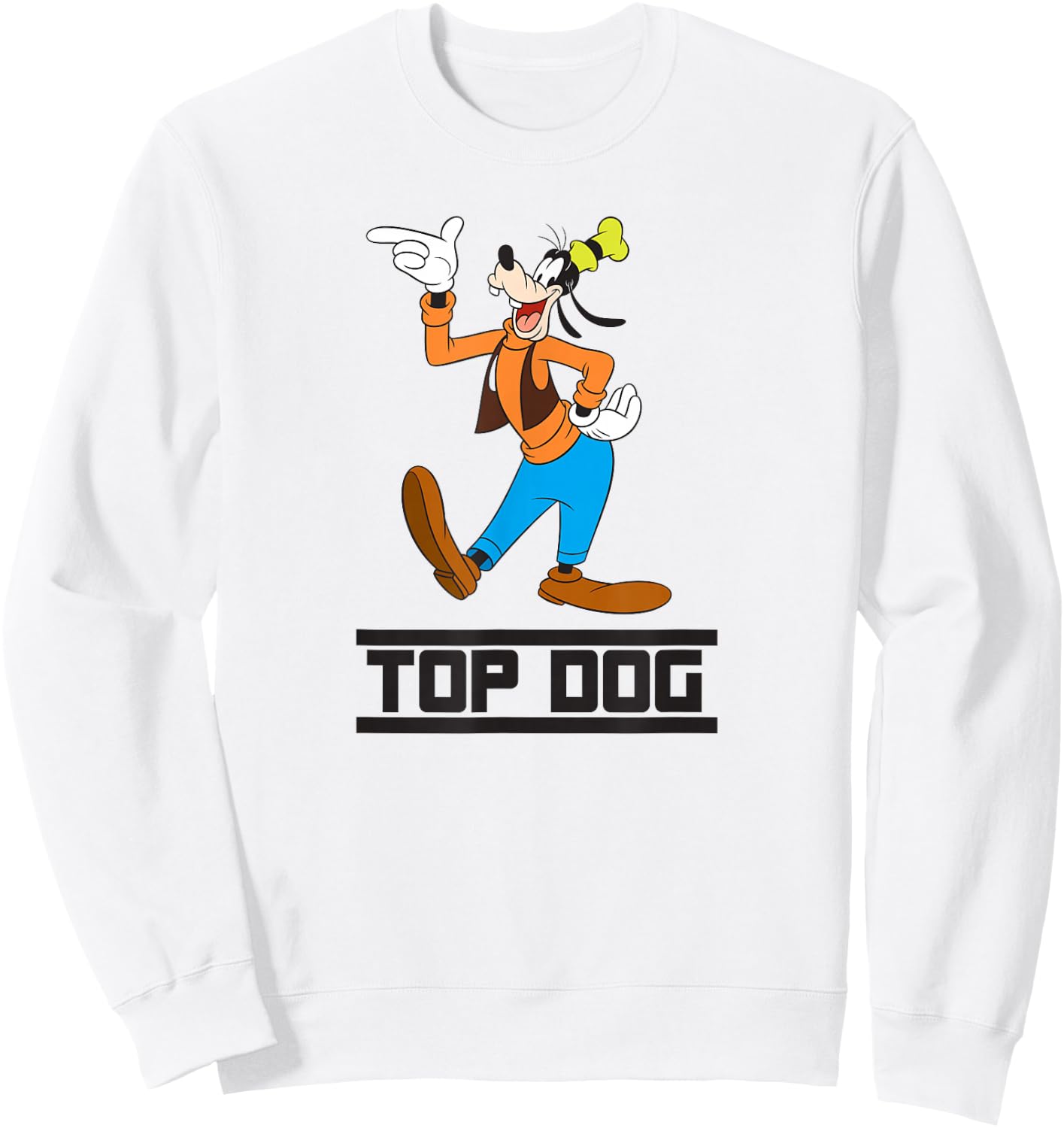 Disney - Goofy Top Dog Sweatshirt - Sweatshirt | White