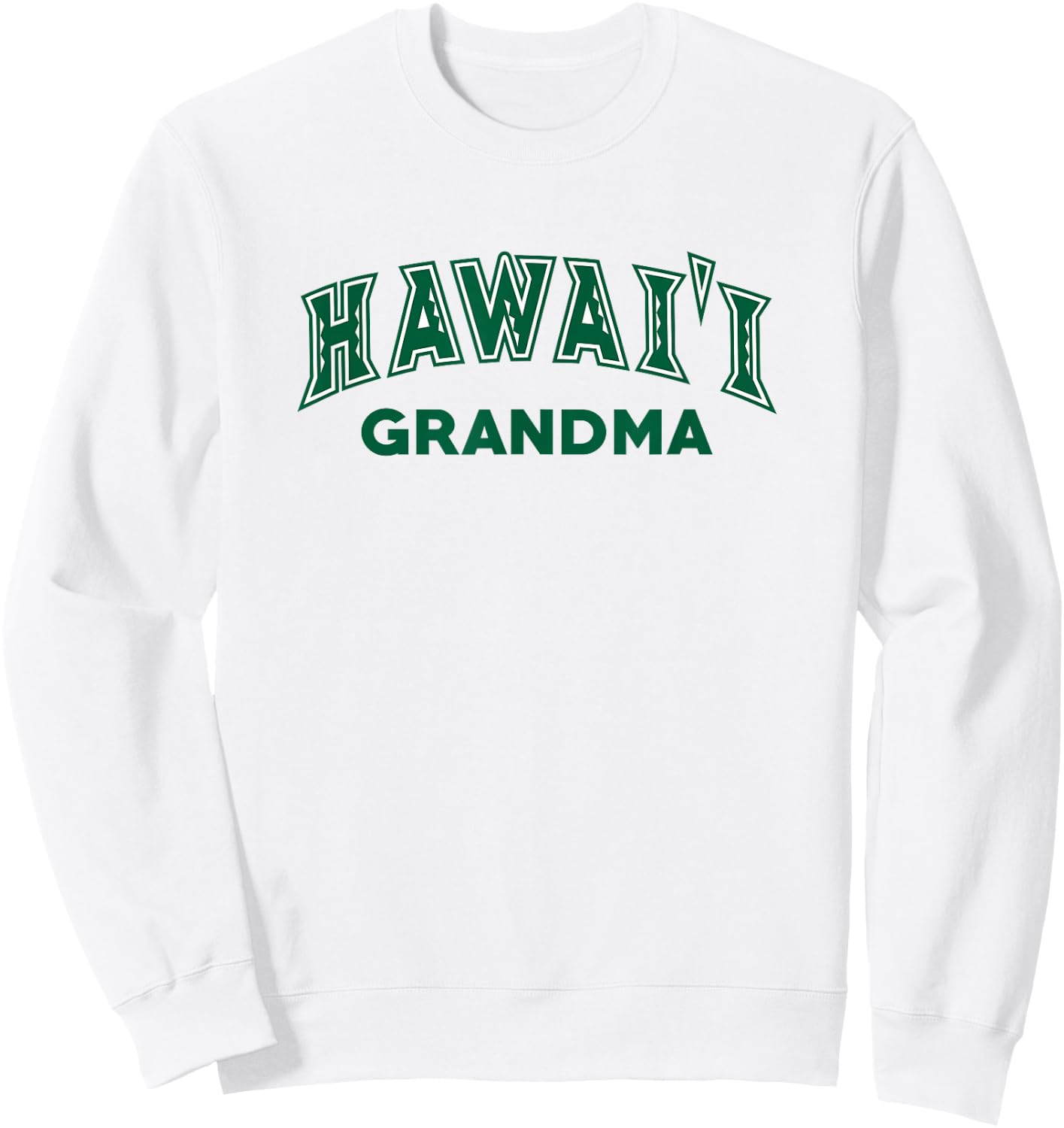 University of Hawaii Rainbow Warriors Grandma Sweatshirt - Sweatshirt | White