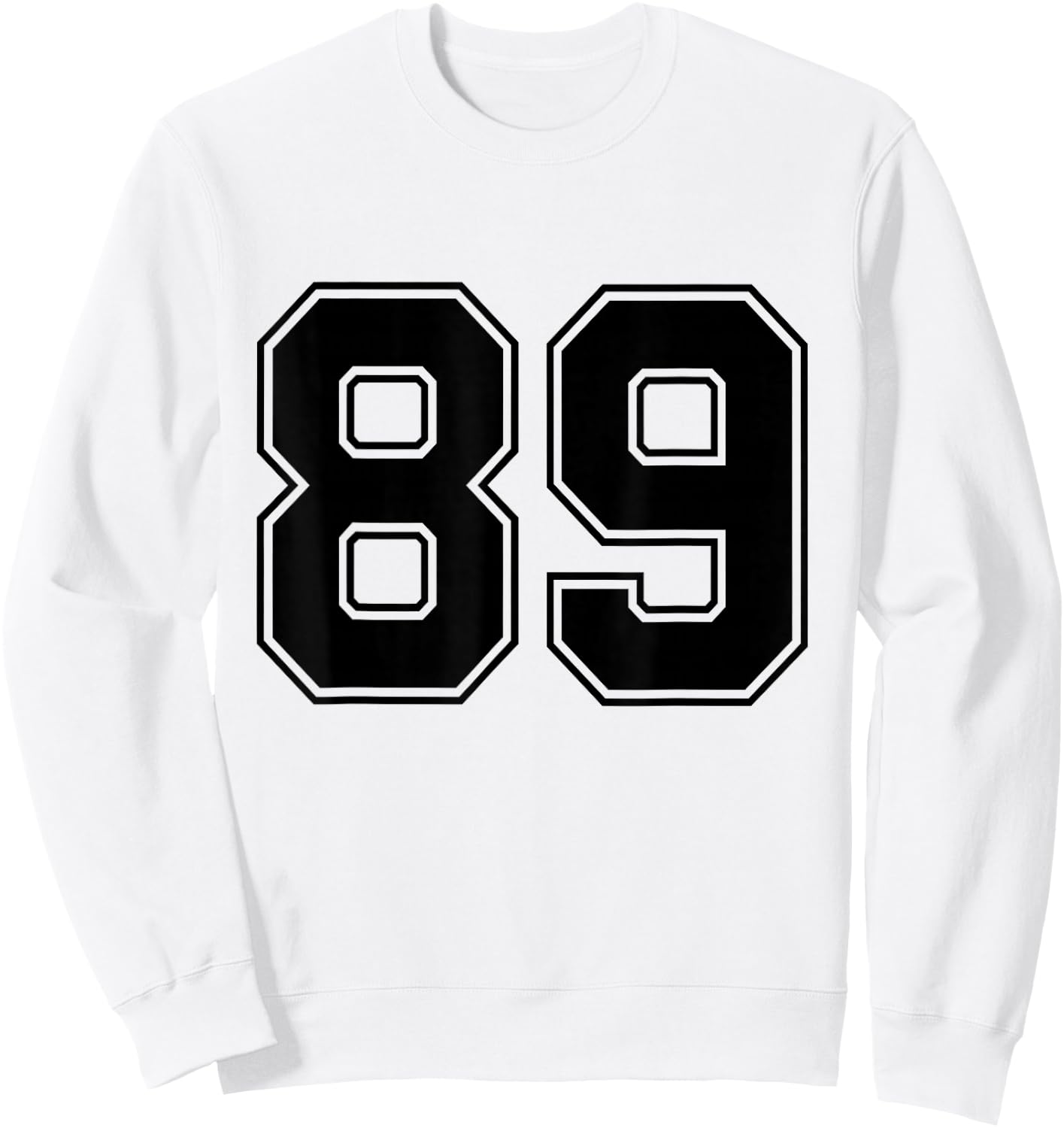 #89 Number 89 Sports. Jersey My Favorite Player #89 Sweatshirt - Sweatshirt | White