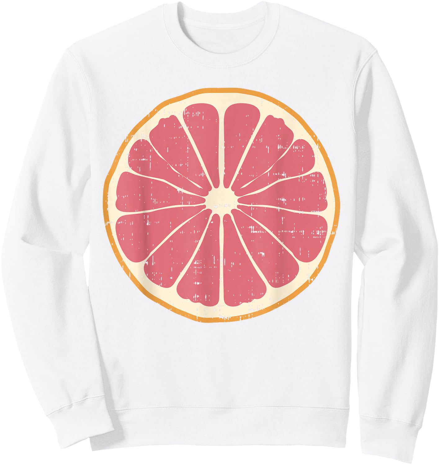 Grapefruit Pomelo Citrus Fruit DIY Easy Halloween Costume Sweatshirt - Sweatshirt | White