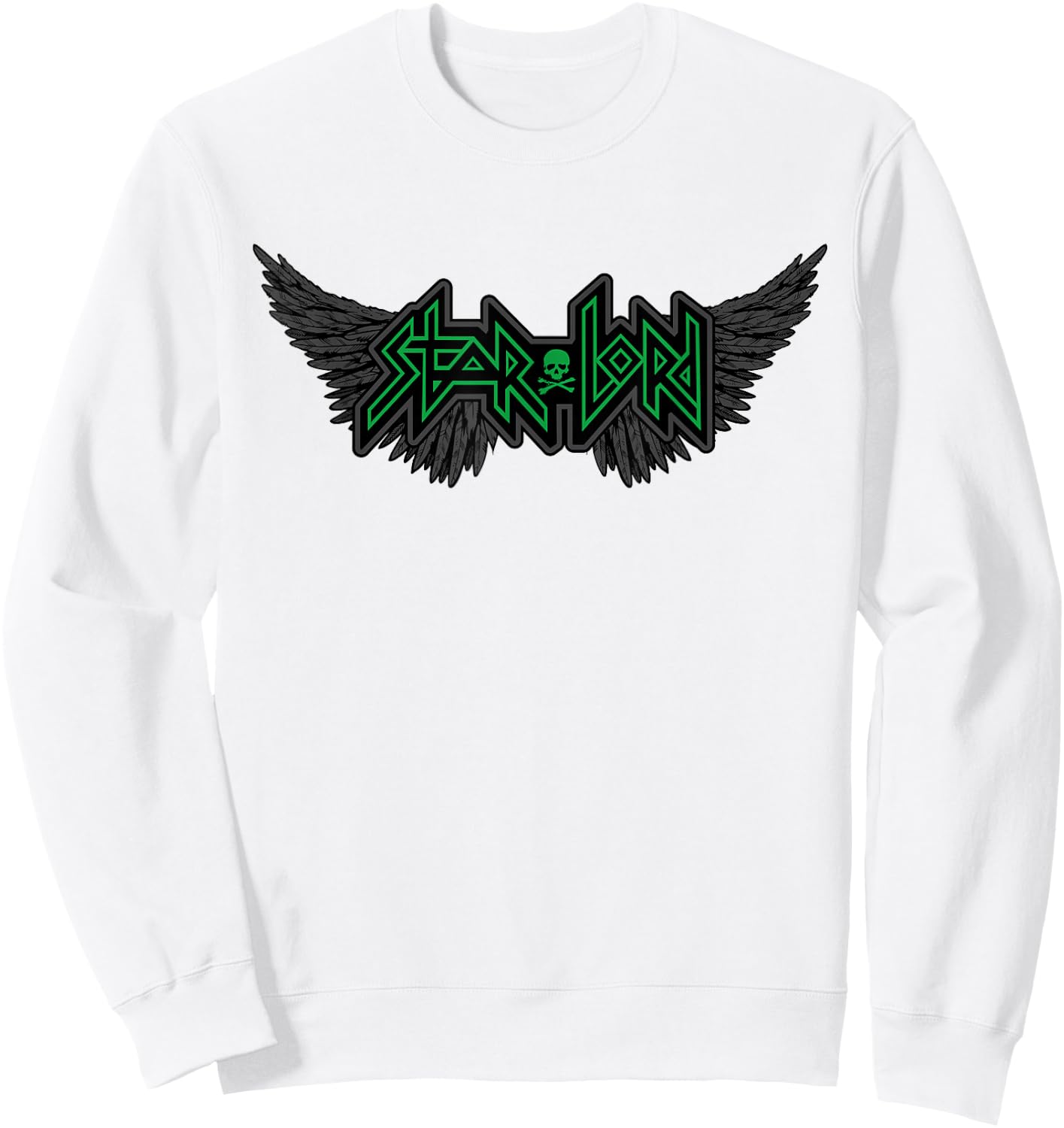 Marvel's Guardians of The Galaxy Video Game Star-Lord Wings Sweatshirt - Sweatshirt | White