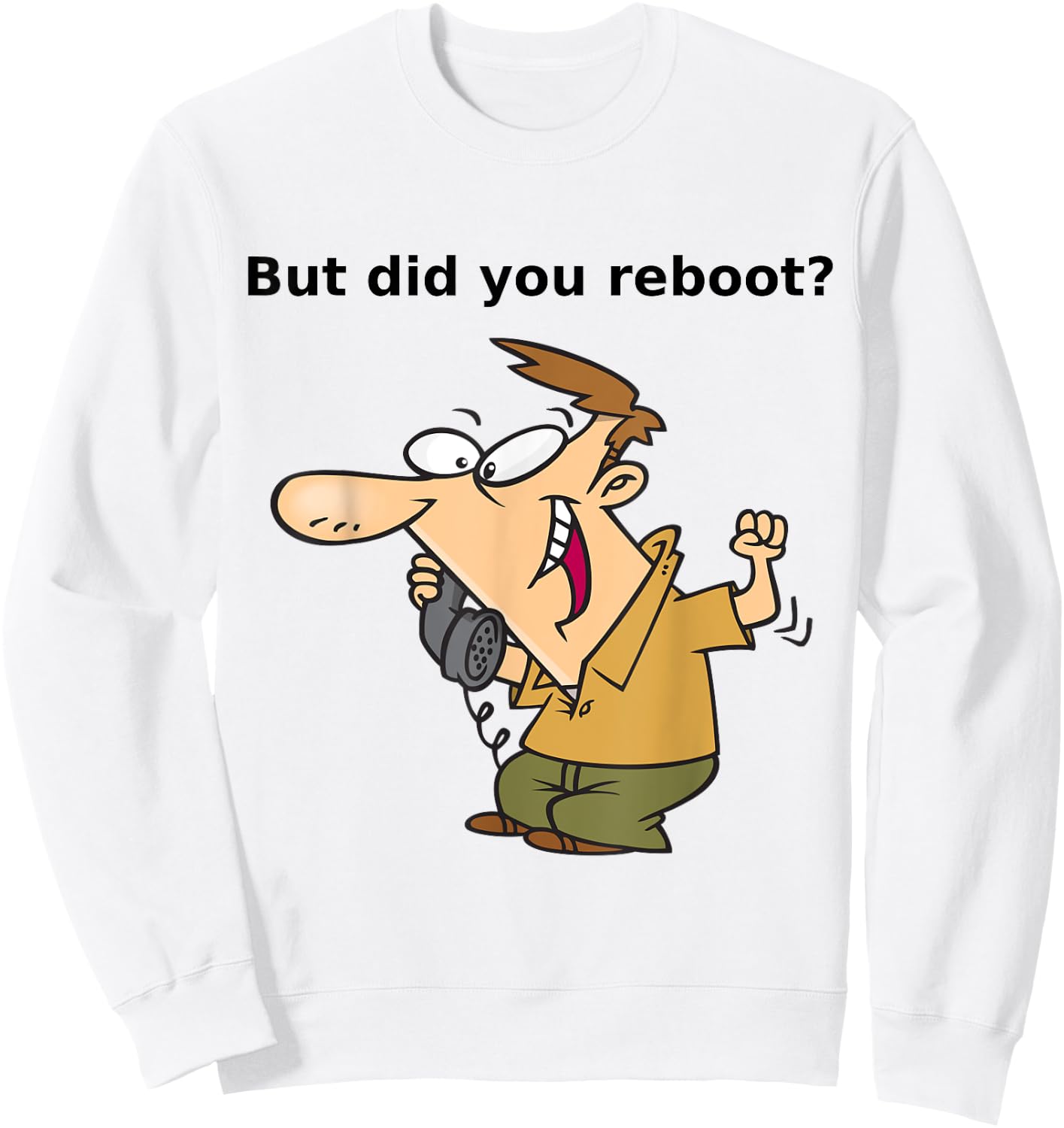 Did you reboot Sweatshirt - Sweatshirt | White