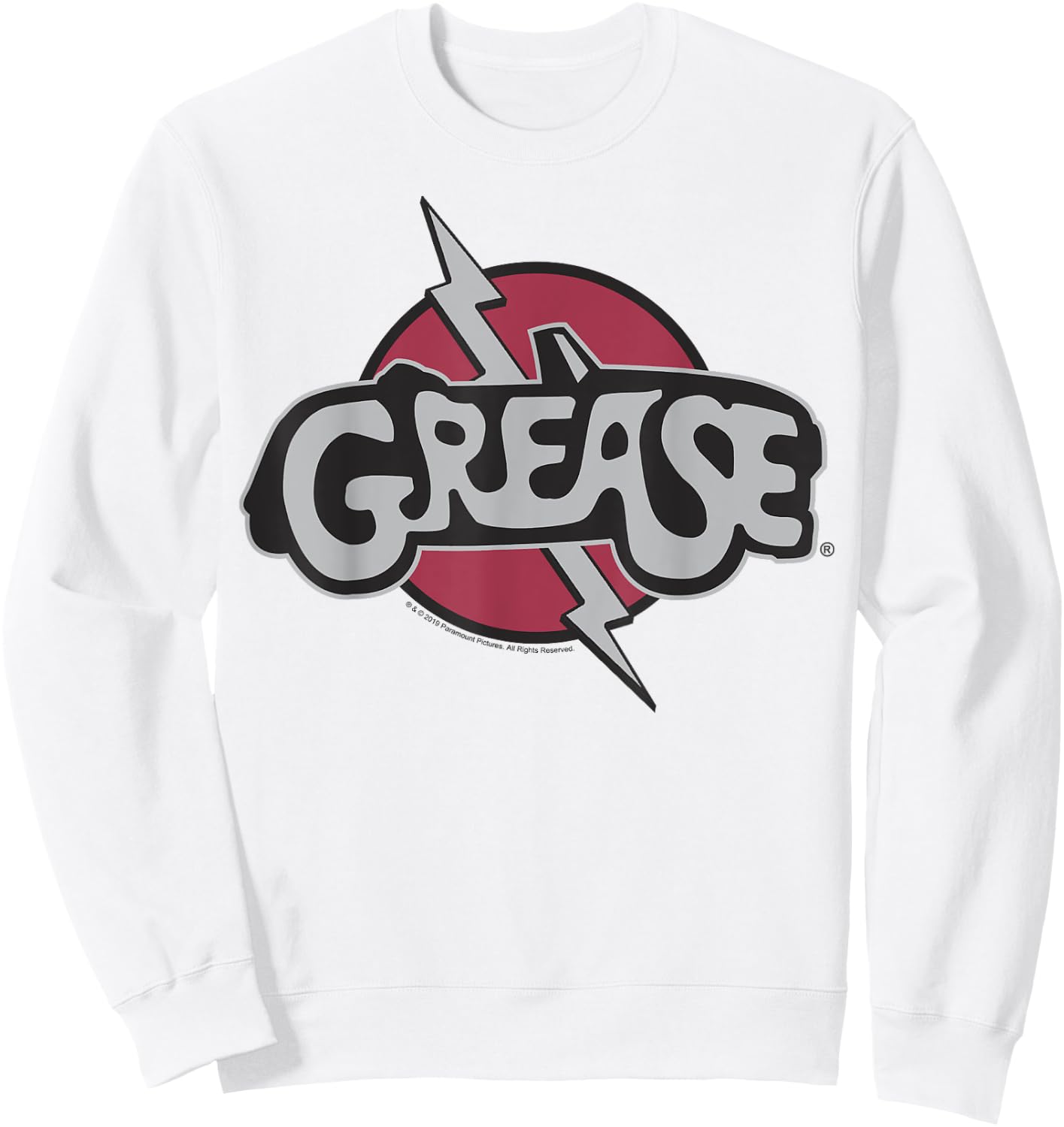 Grease Title Logo Patch Sweatshirt - Sweatshirt | White