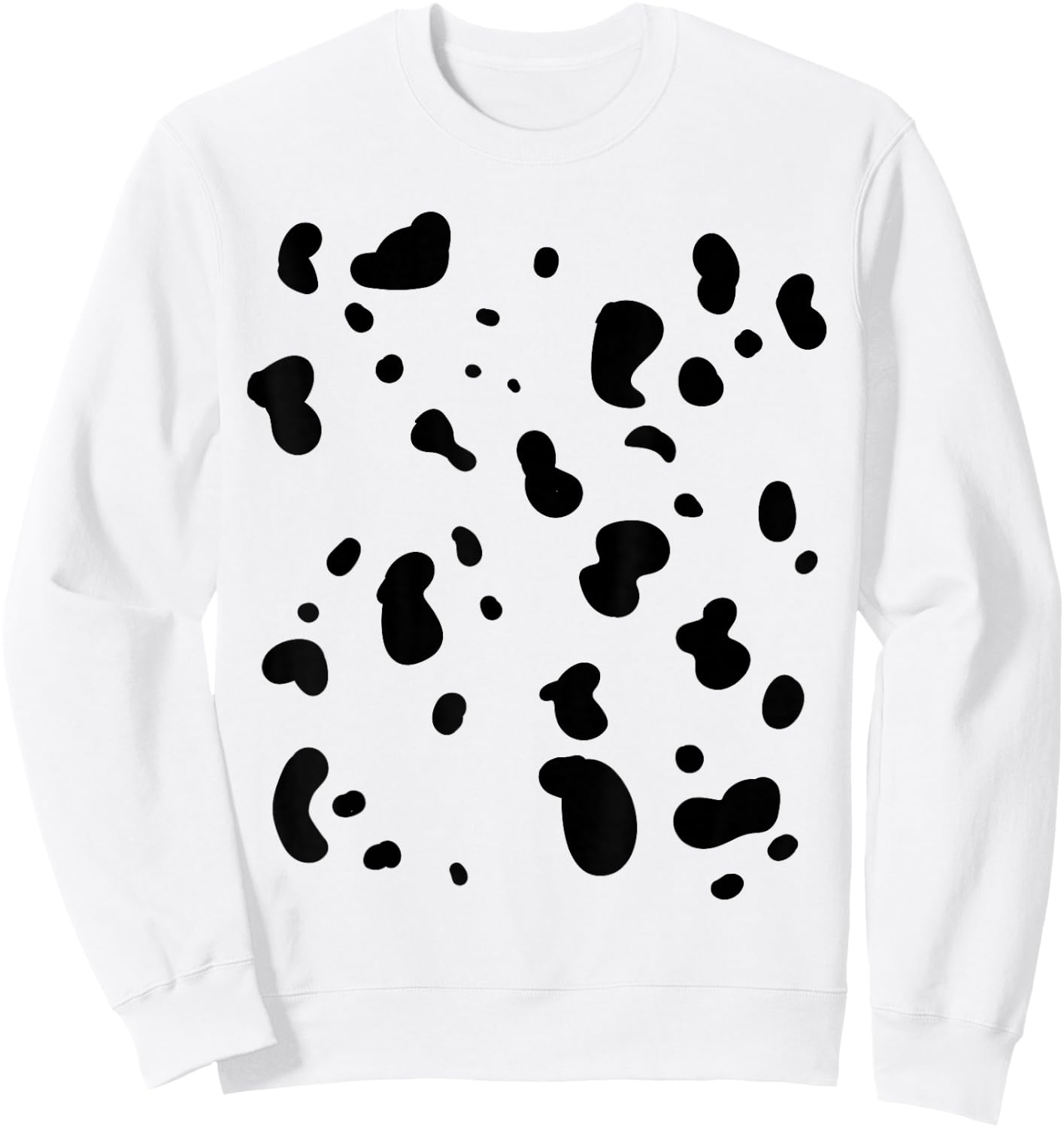 Dalmatian Costume Dog Halloween Kids Adult Women Men Toddler Sweatshirt - Sweatshirt | White