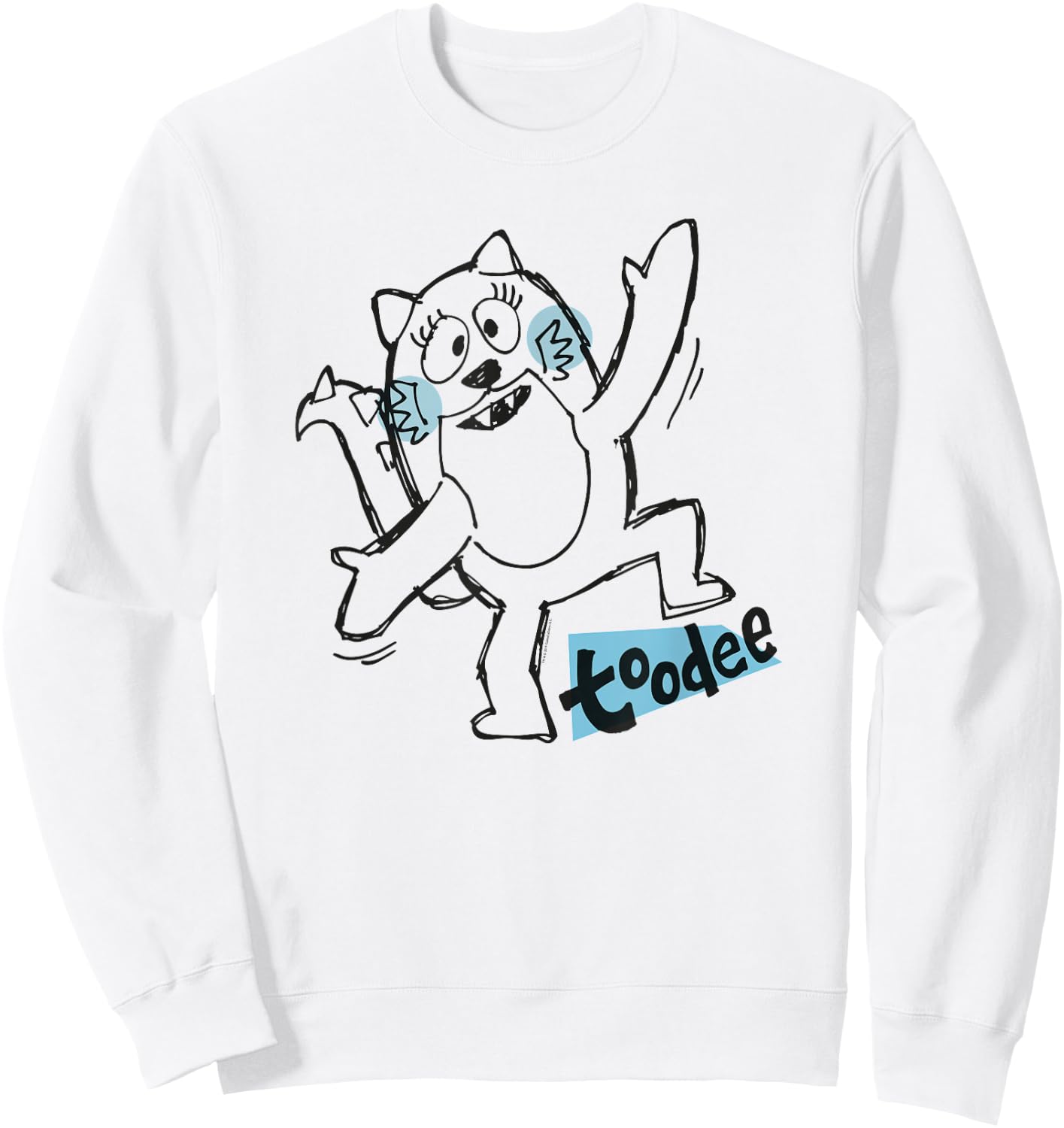 Yo Gabba Gabba - Sketch Toodee Sweatshirt - Sweatshirt | White