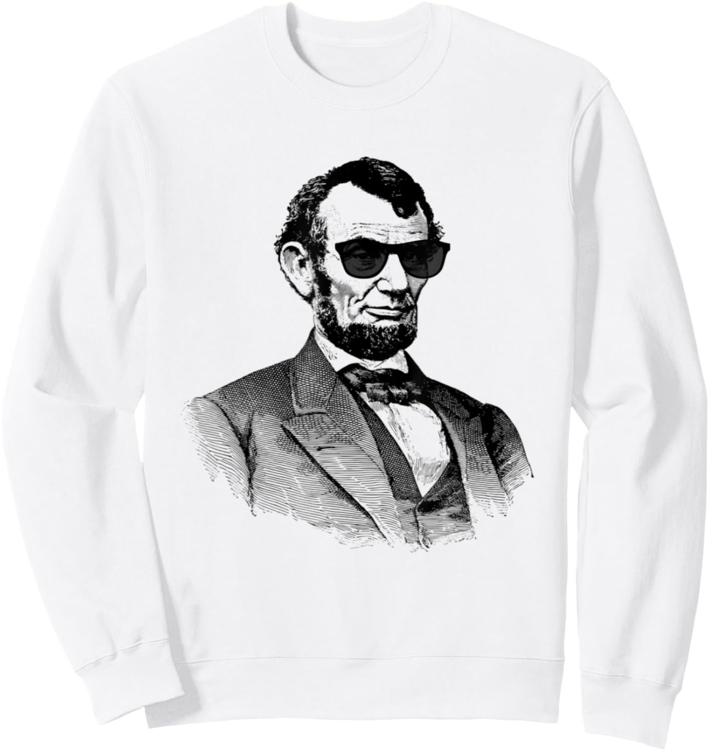 Abe Lincoln Shirt Abraham Lincoln History Shirts Gift Sweatshirt - Sweatshirt | White