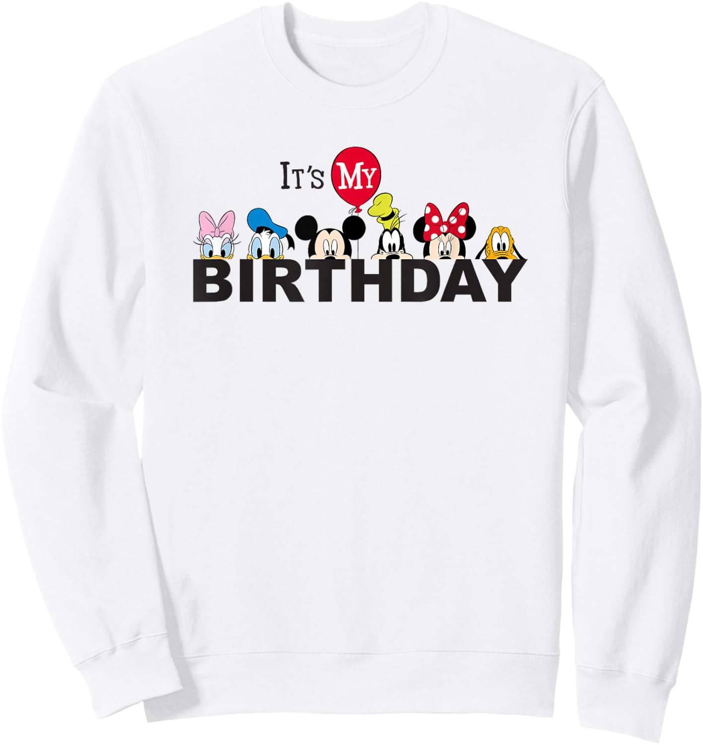 Disney Mickey and Friends It's My Birthday Sweatshirt - Sweatshirt | White