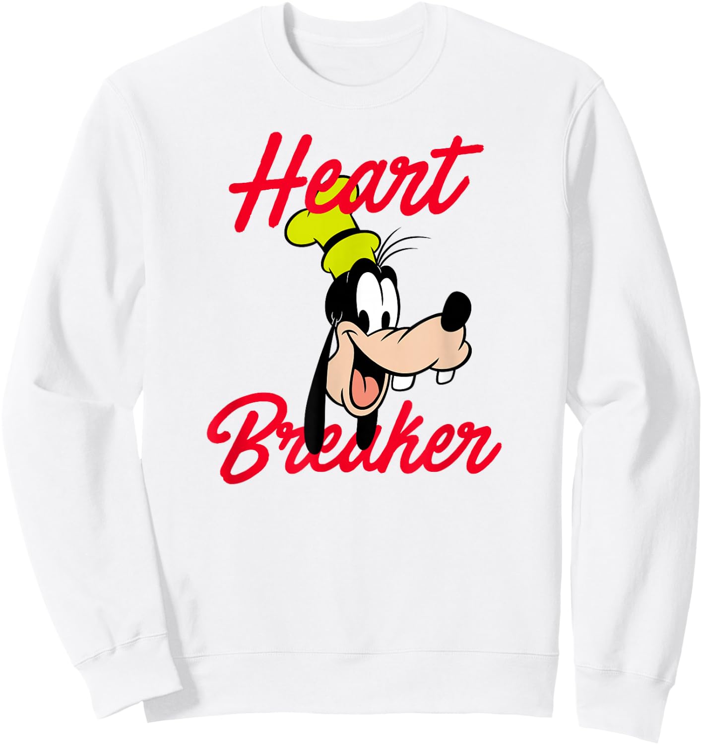 Disney - Goofy Heartbreaker Sweatshirt - Sweatshirt | White